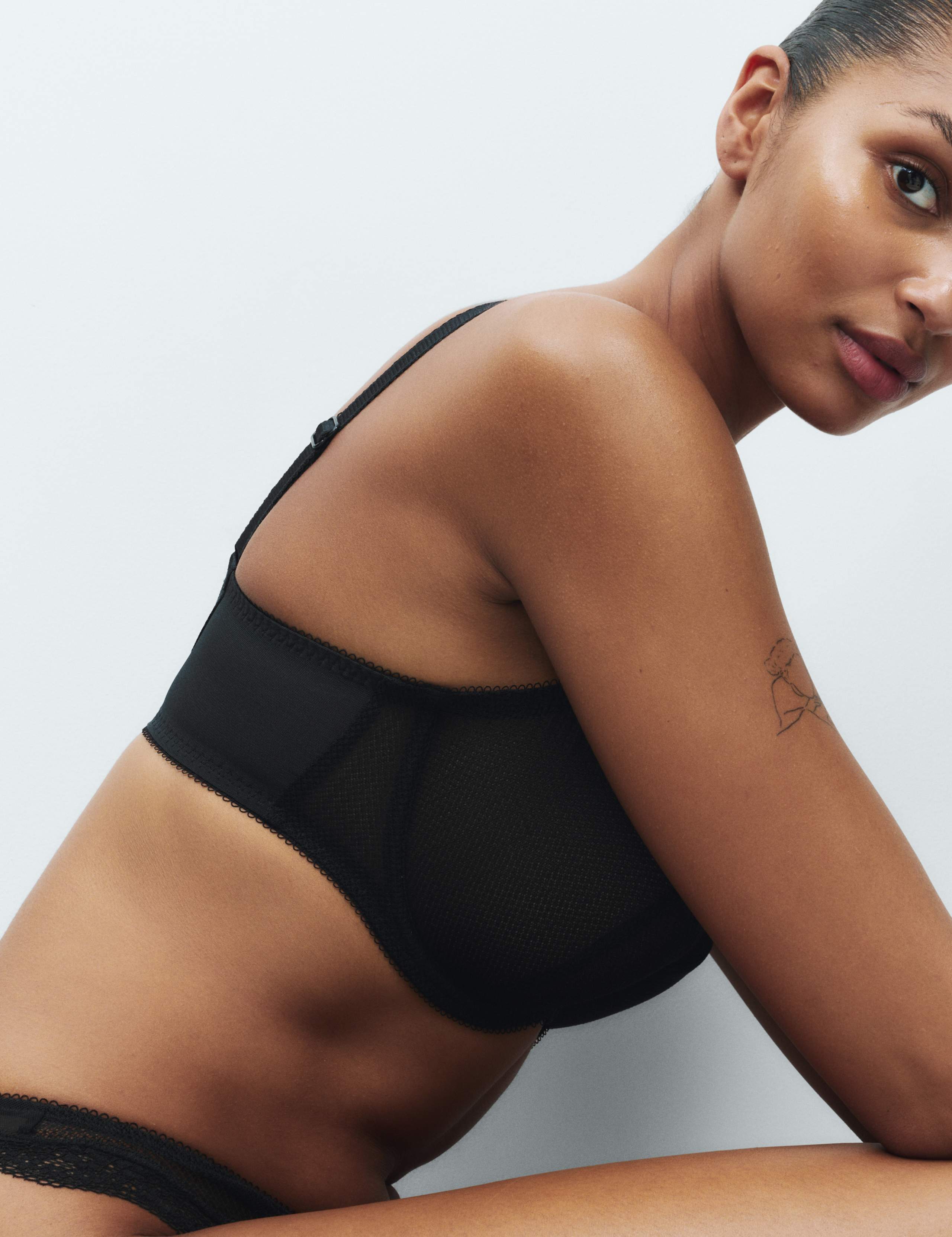 Jasmine Lace Wired Balcony Bra F-H 3 of 7