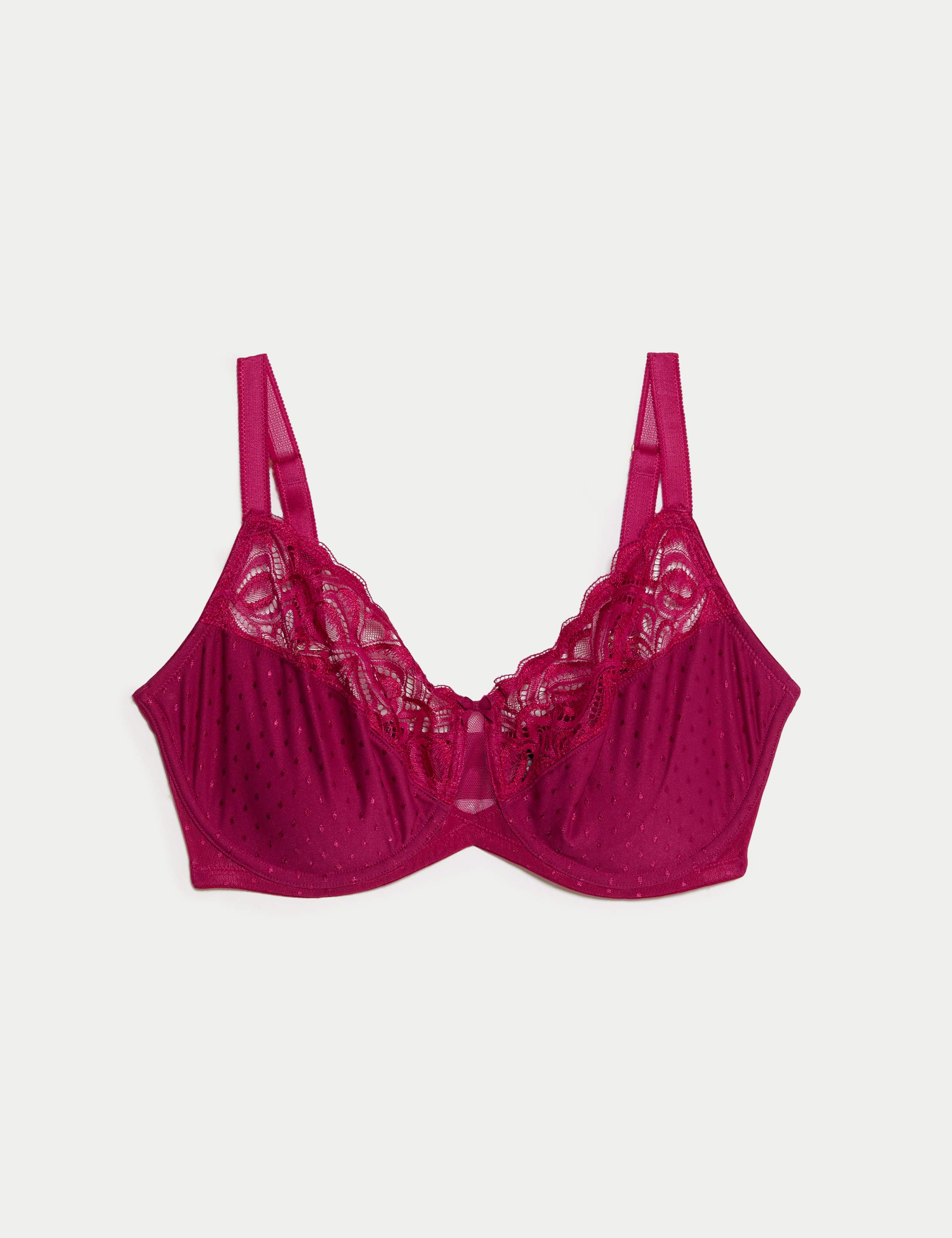 Amelia Lace Wired Minimiser Bra (C-H) 2 of 7