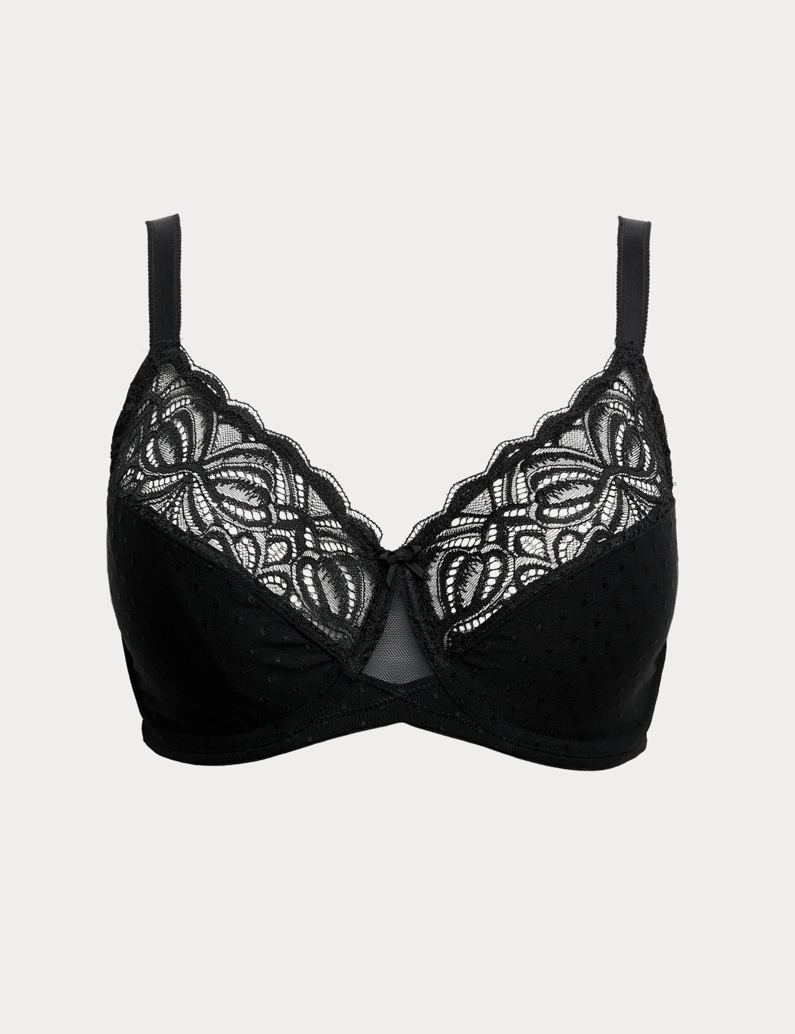 Amelia Lace Wired Minimiser Bra C-H 2 of 7