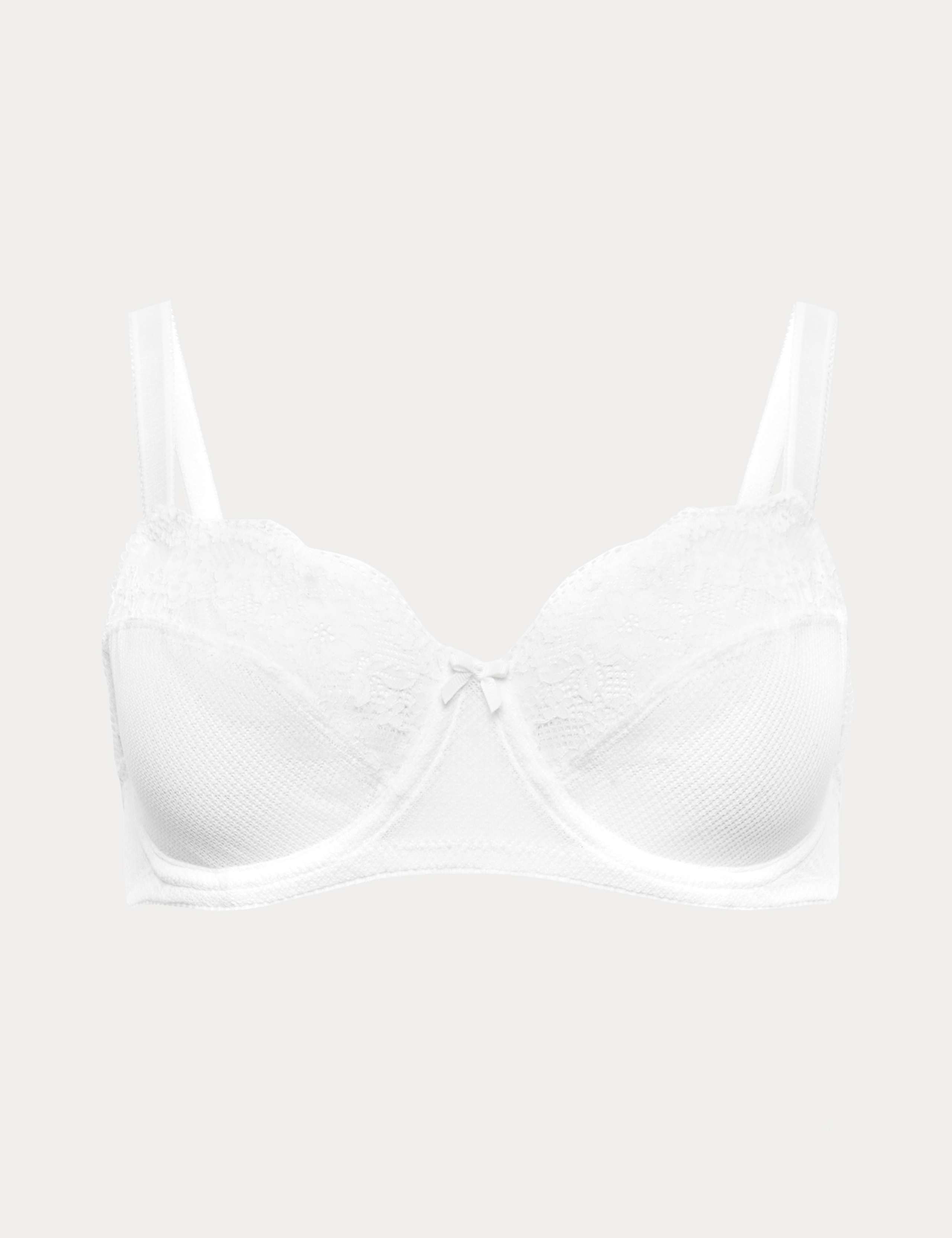 Jasmine Lace Wired Minimiser Bra (C-H) 2 of 6