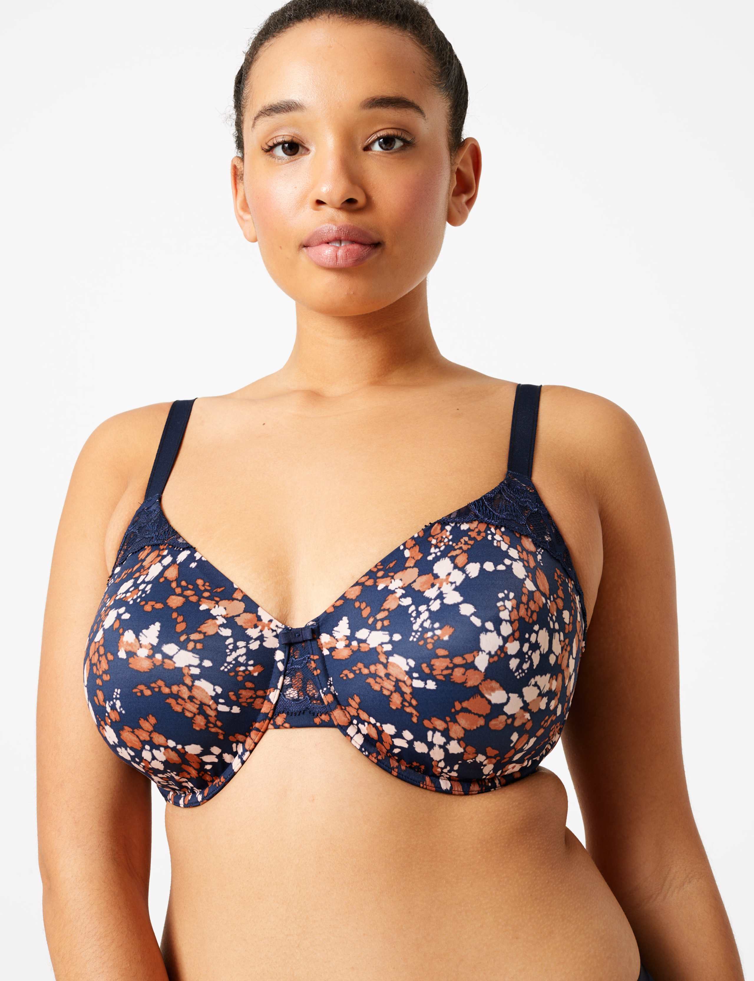 Wild Blooms Full Cup Minimiser Bra C-H 3 of 5