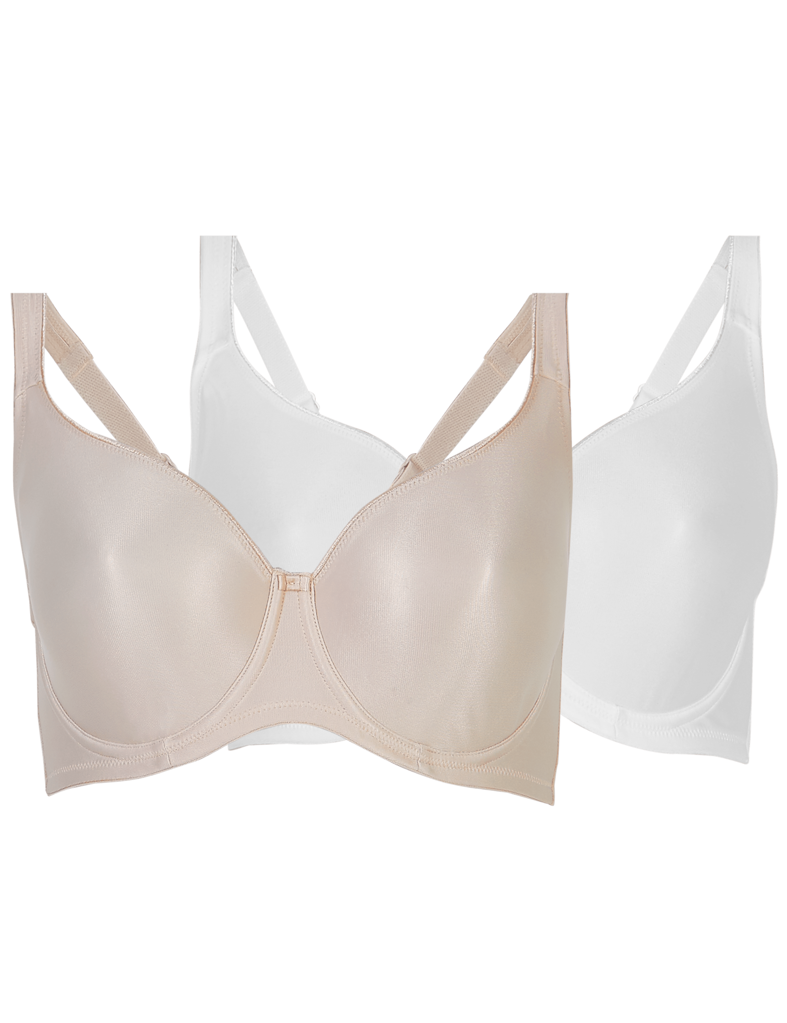 2 Pack Smoothing Minimiser Full Cup Bras C-G 7 of 7