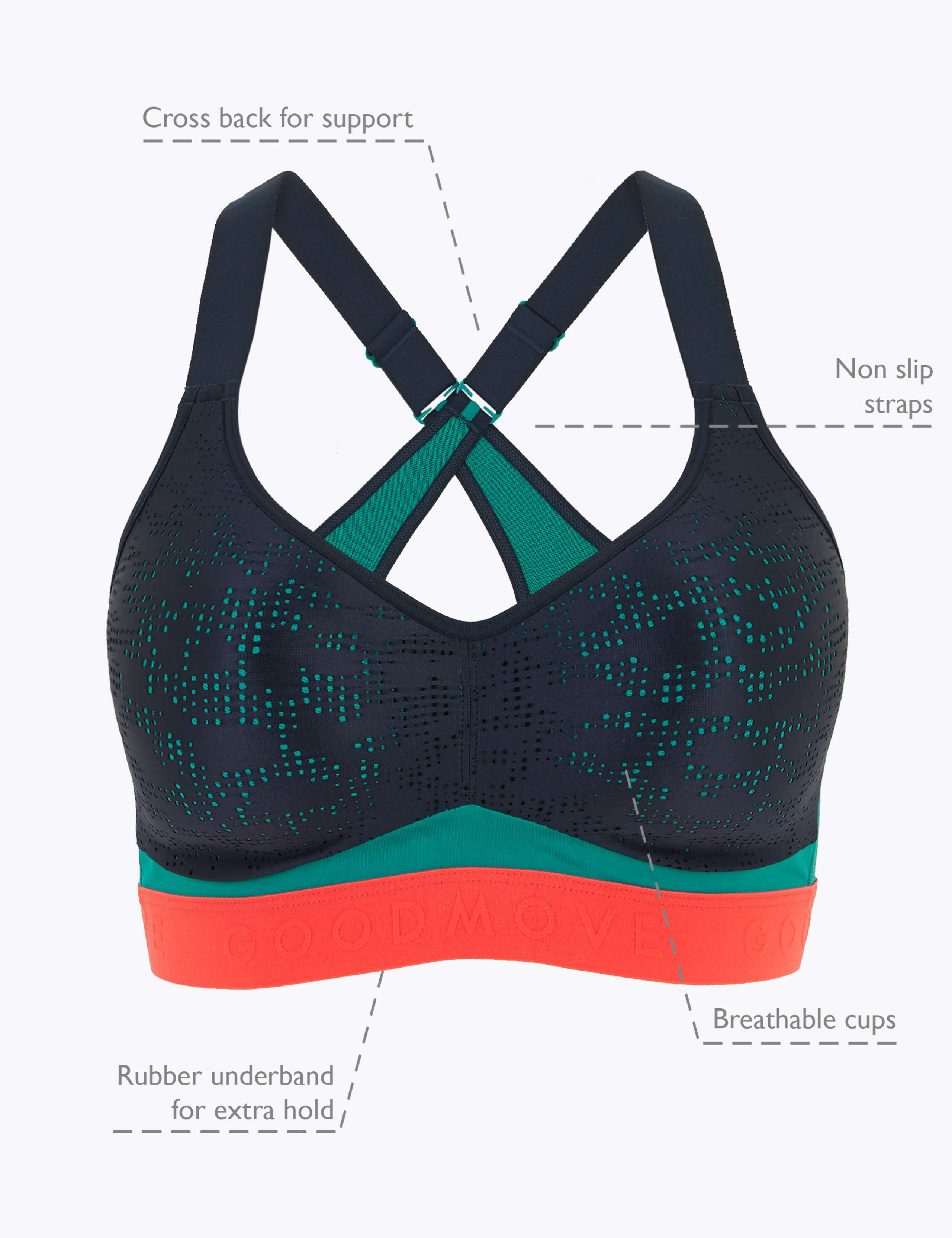 Freedom To Move Ultimate Support Sports Bra A-E 6 of 8