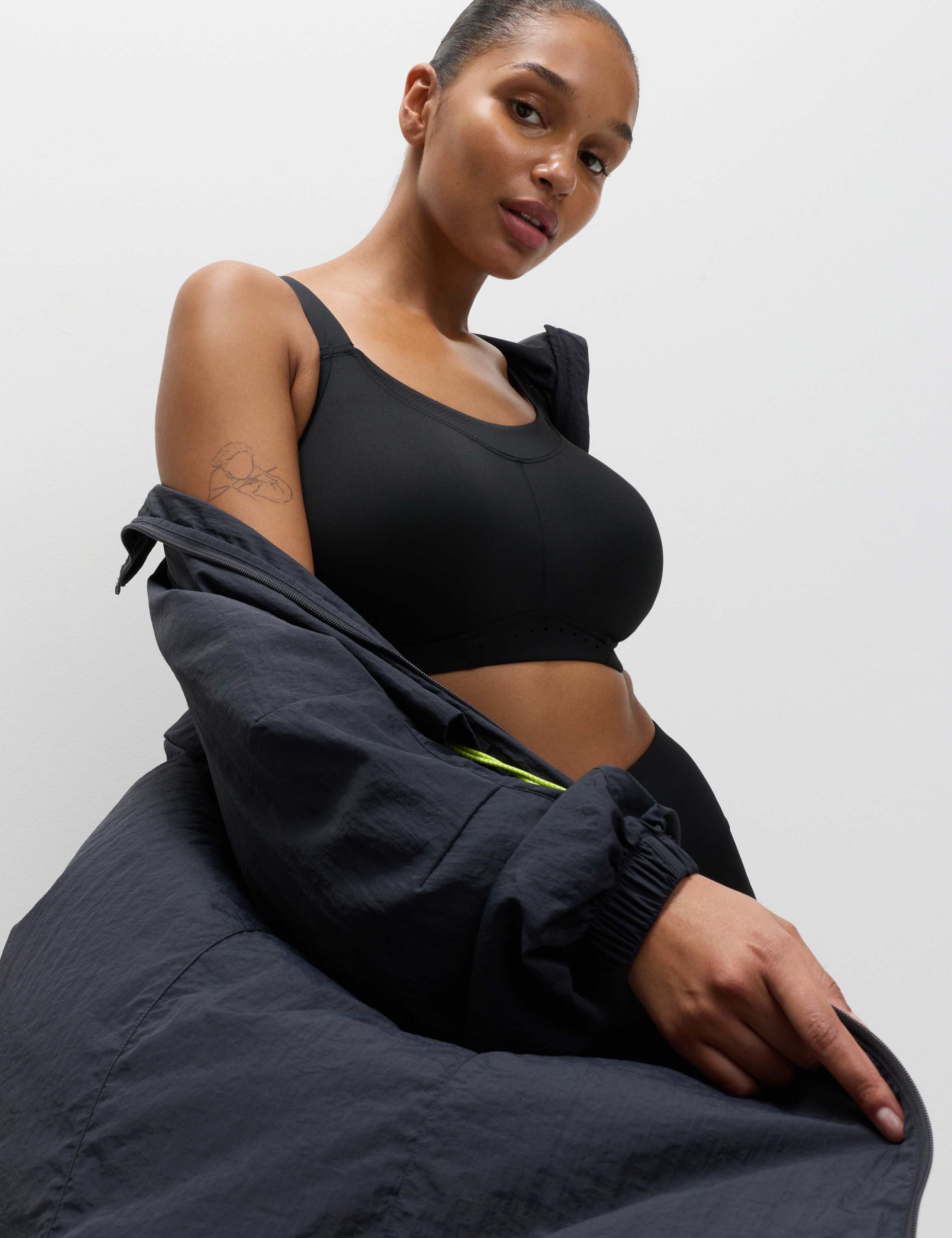 2pk Ultimate Support Non Wired Sports Bras A-H 2 of 9