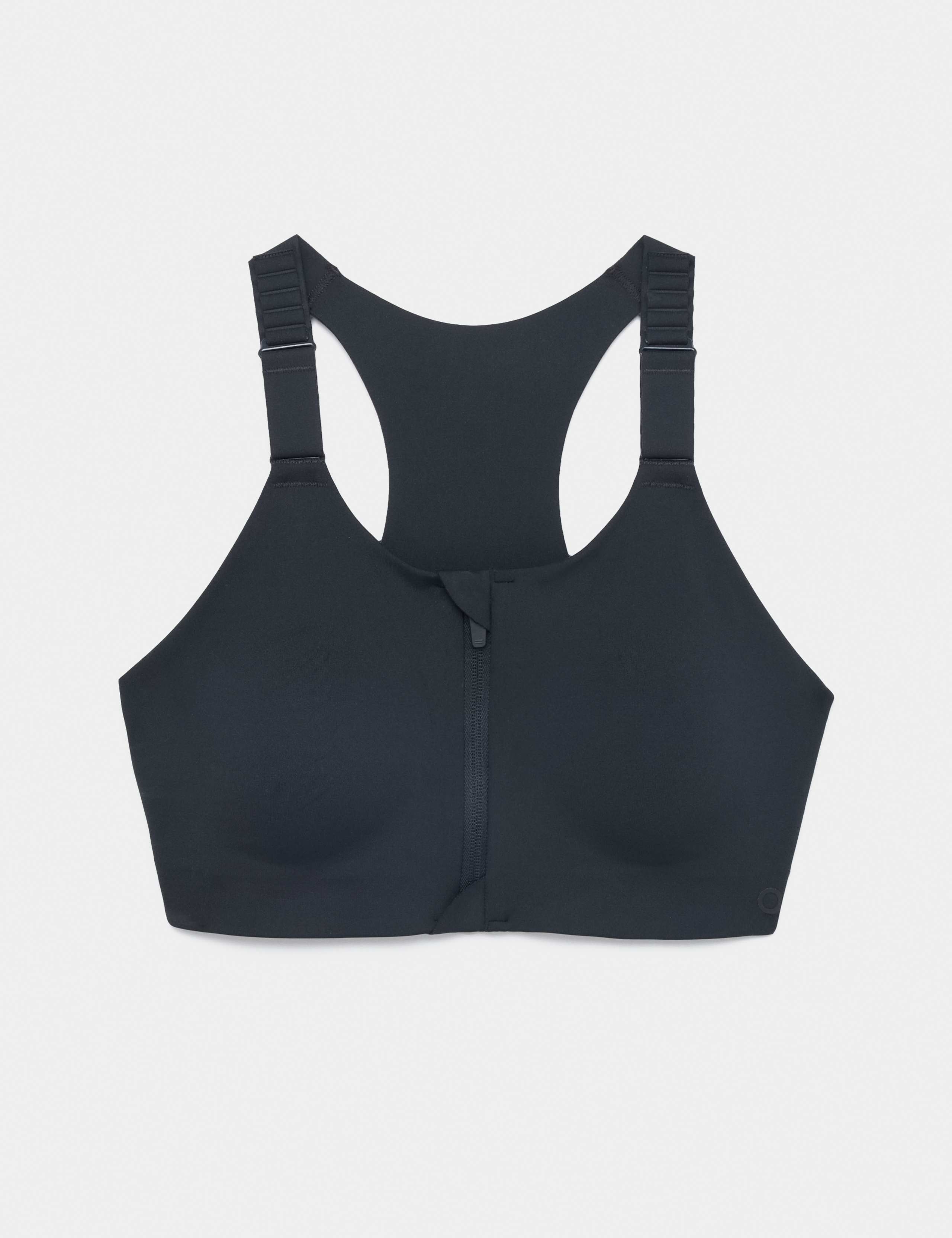 Ultimate Support Zip Up Non Wired Sports Bra A-GG 2 of 7