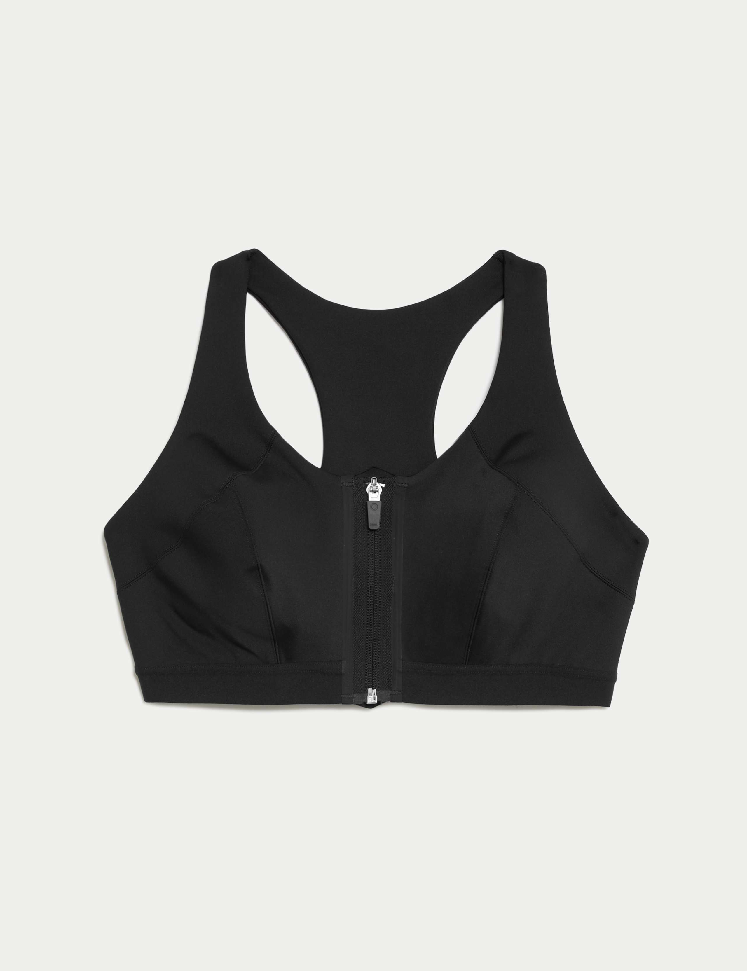 Ultimate Support Zip Front Sports  Bra F-H 2 of 8