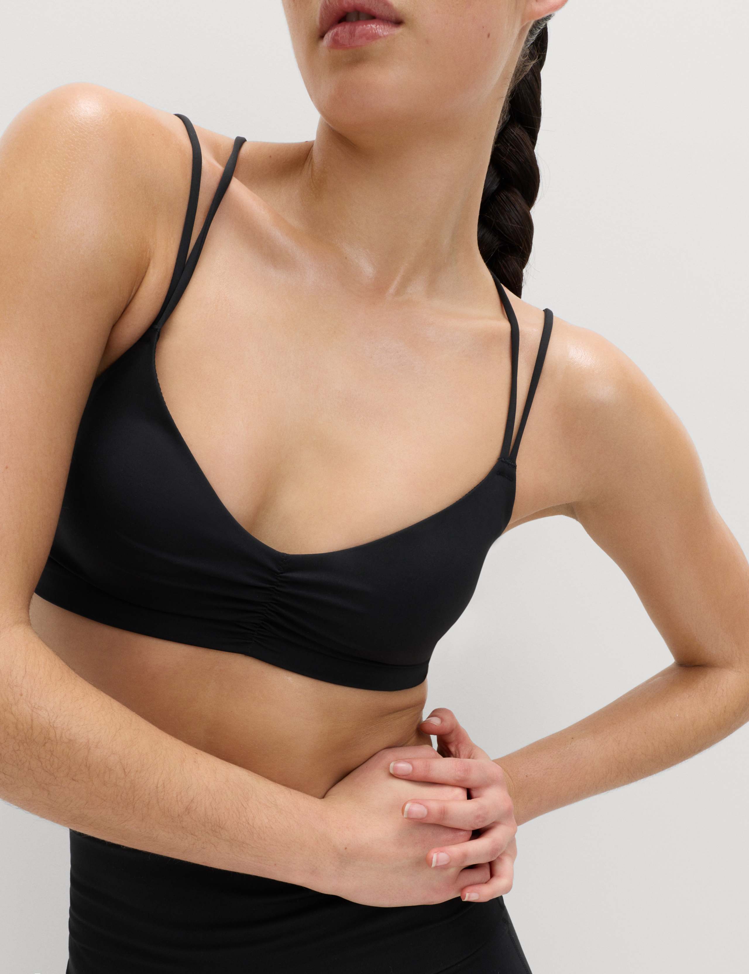 Low Impact Non Wired Triangle Sports Bra 3 of 7