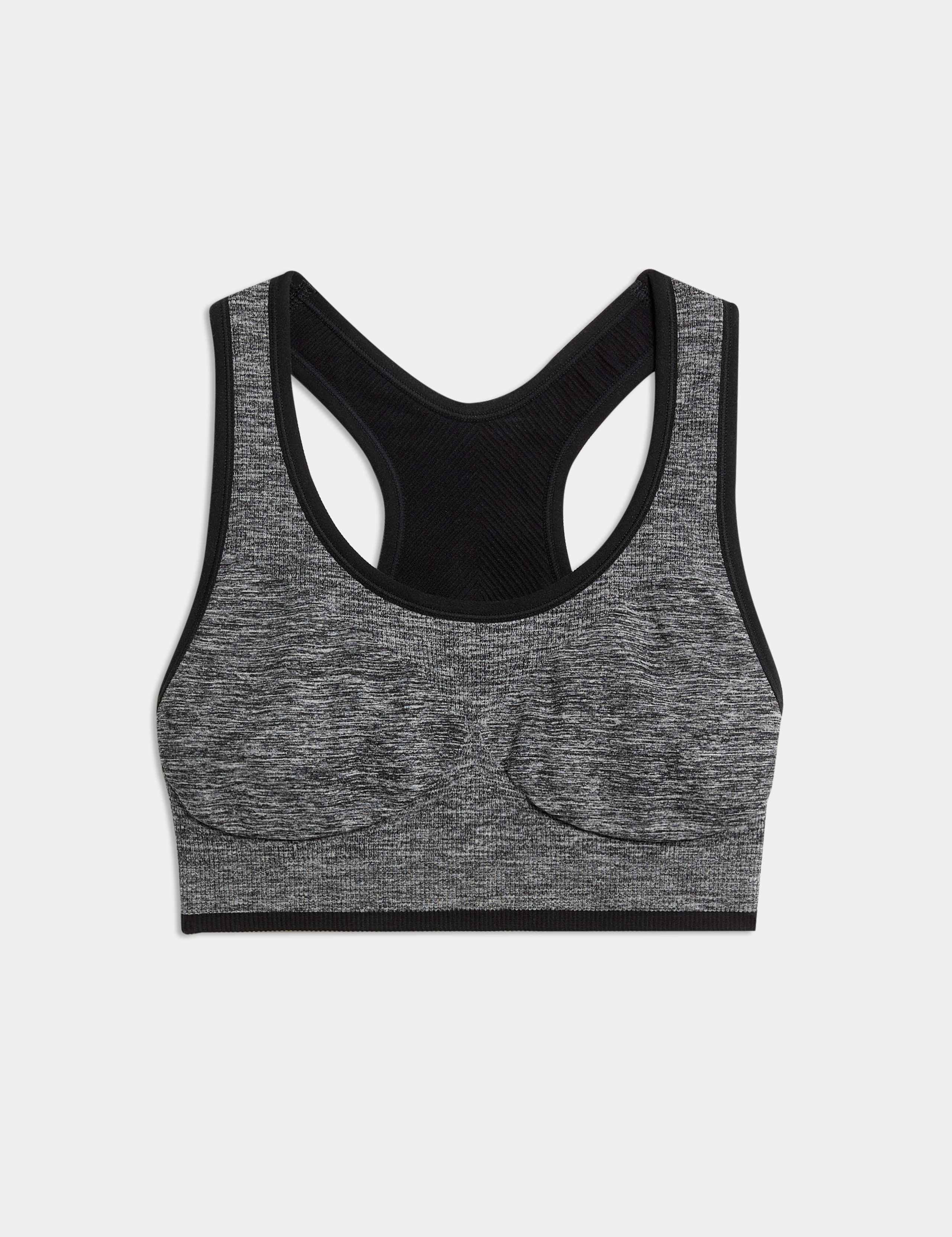 Reversible Seamless Medium Support Sports Bra 2 of 6