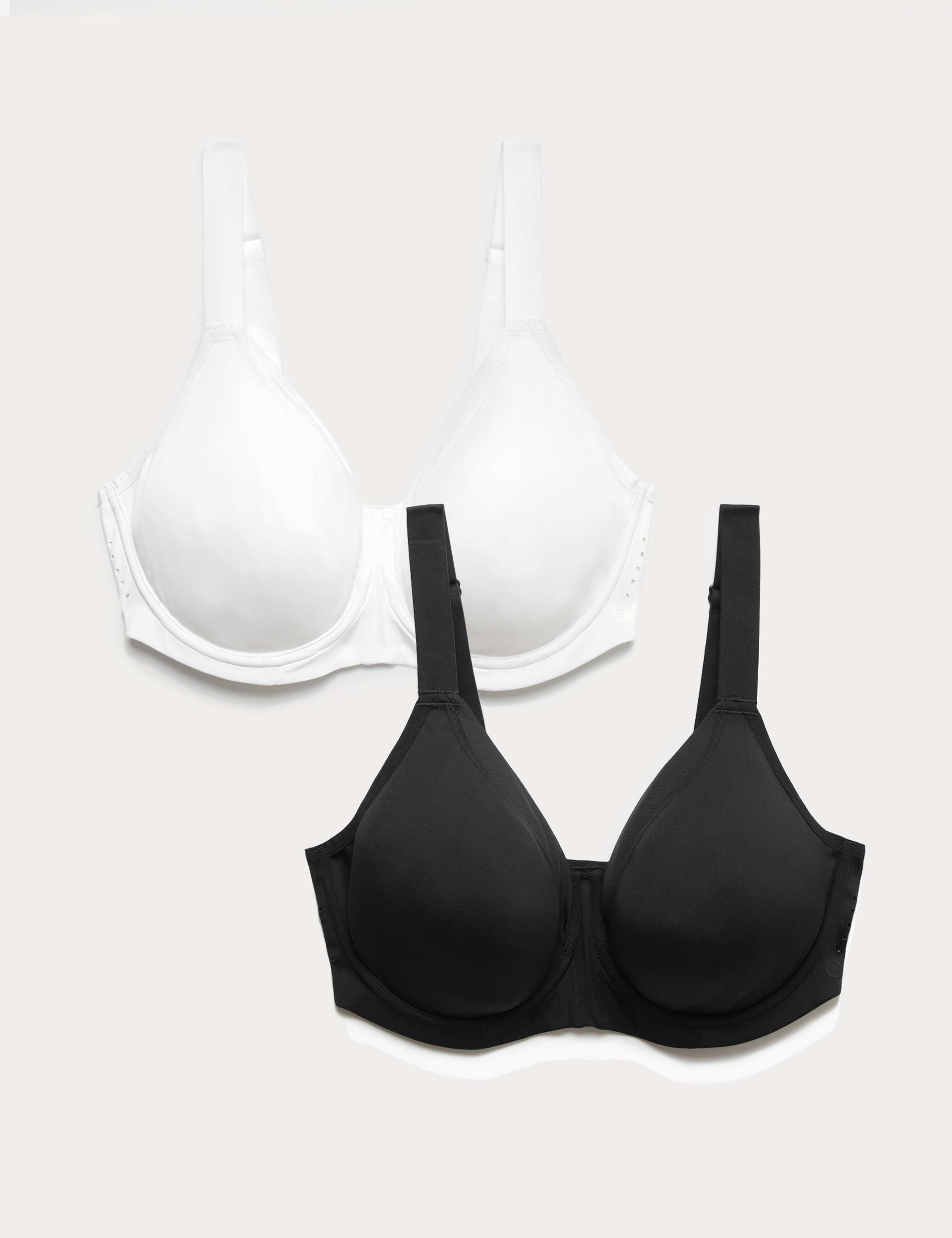 2pk Ultimate Support Wired Sports Bras A-H 1 of 8