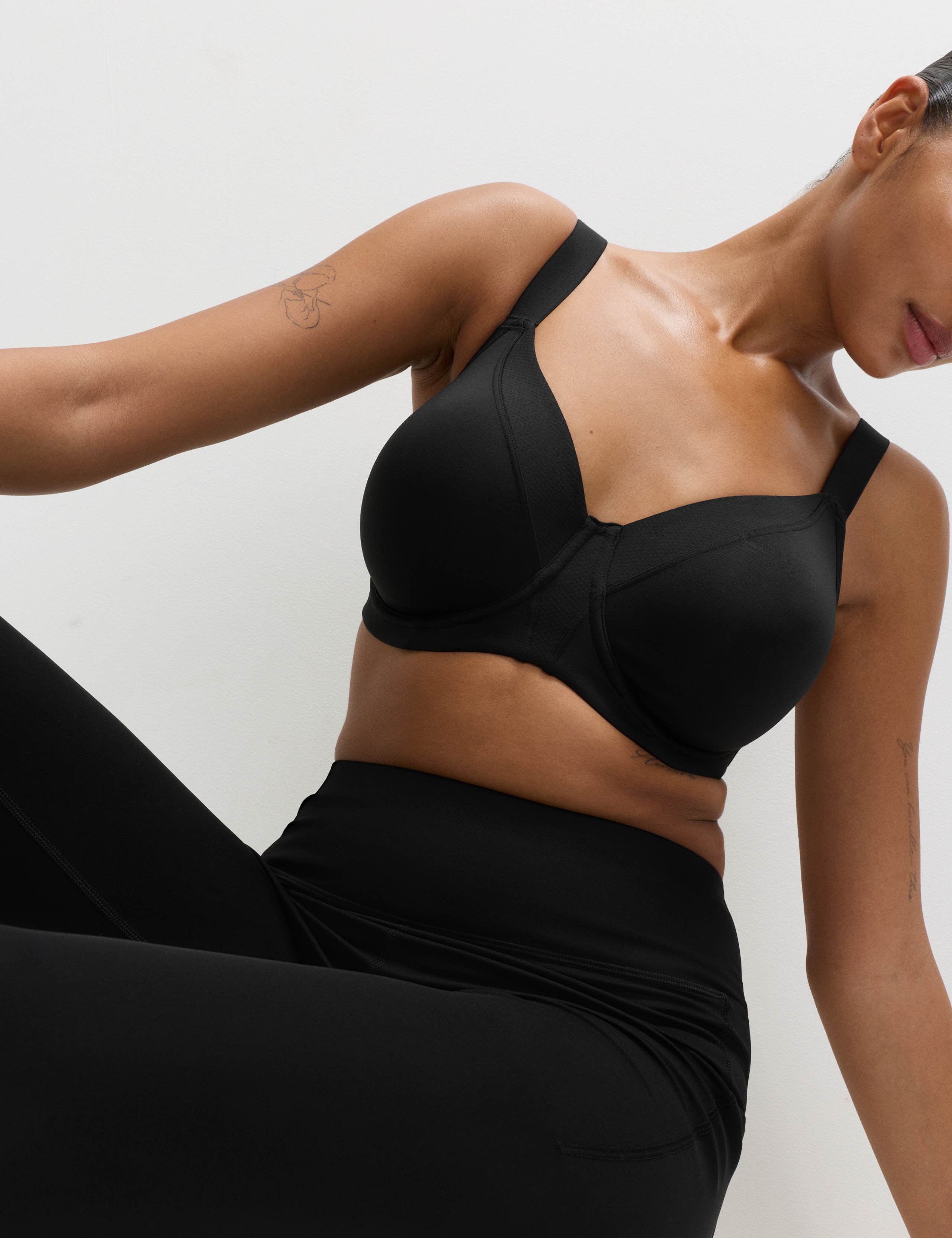 2pk Ultimate Support Wired Sports Bras A-H 5 of 8