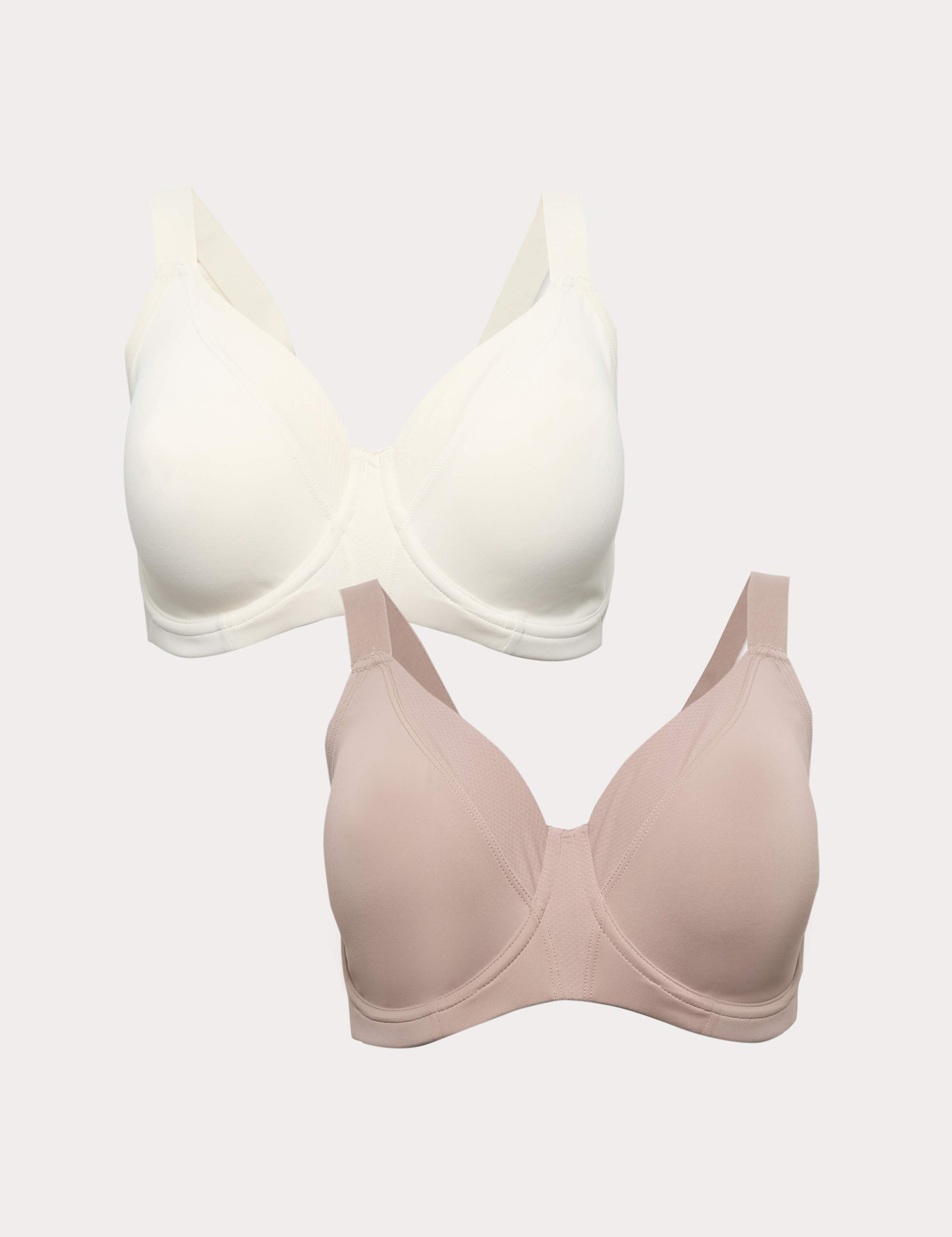 2pk Ultimate Support Wired Sports Bras (A-H) 1 of 1