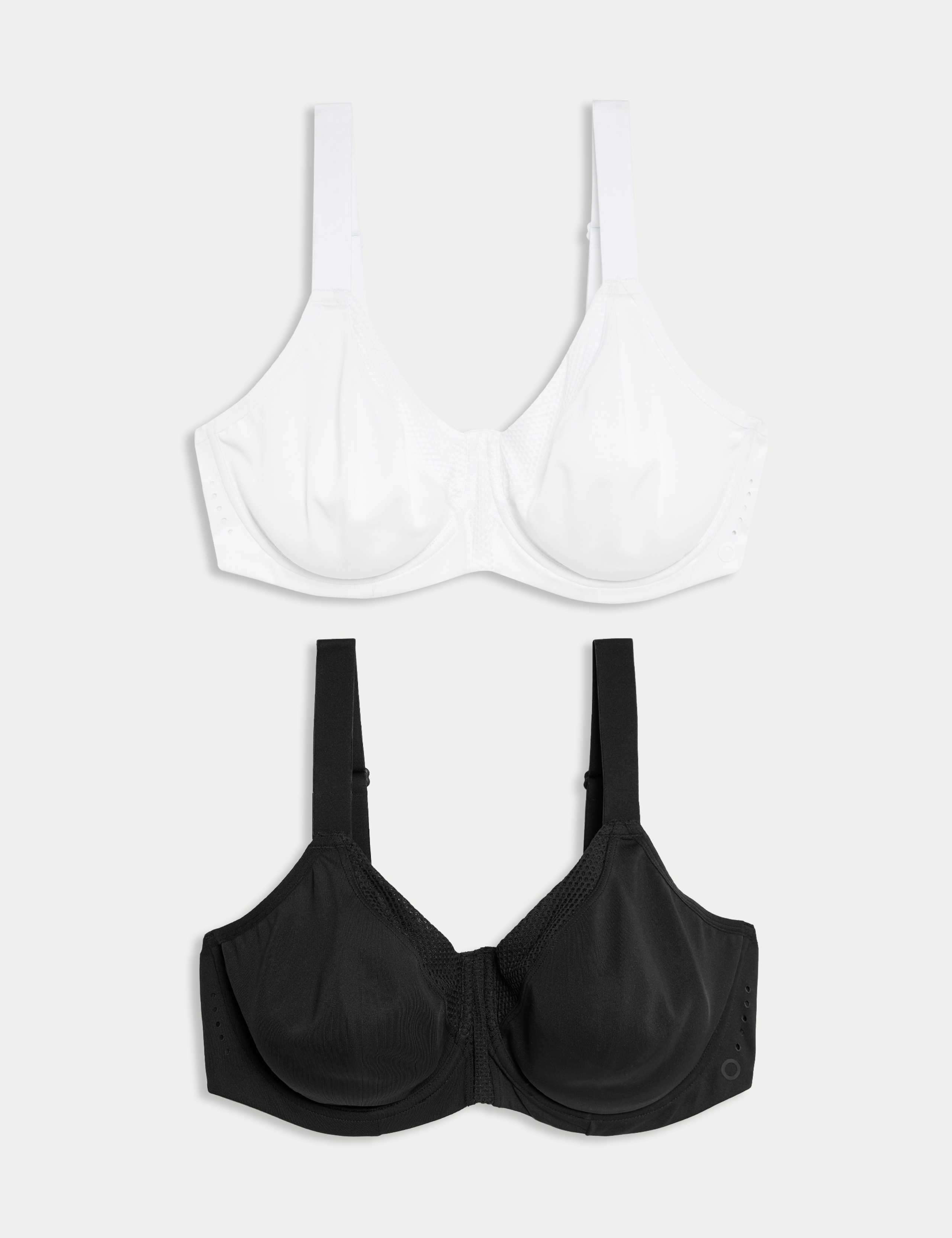 2pk Ultimate Support Wired Sports Bras (A-H) 1 of 8