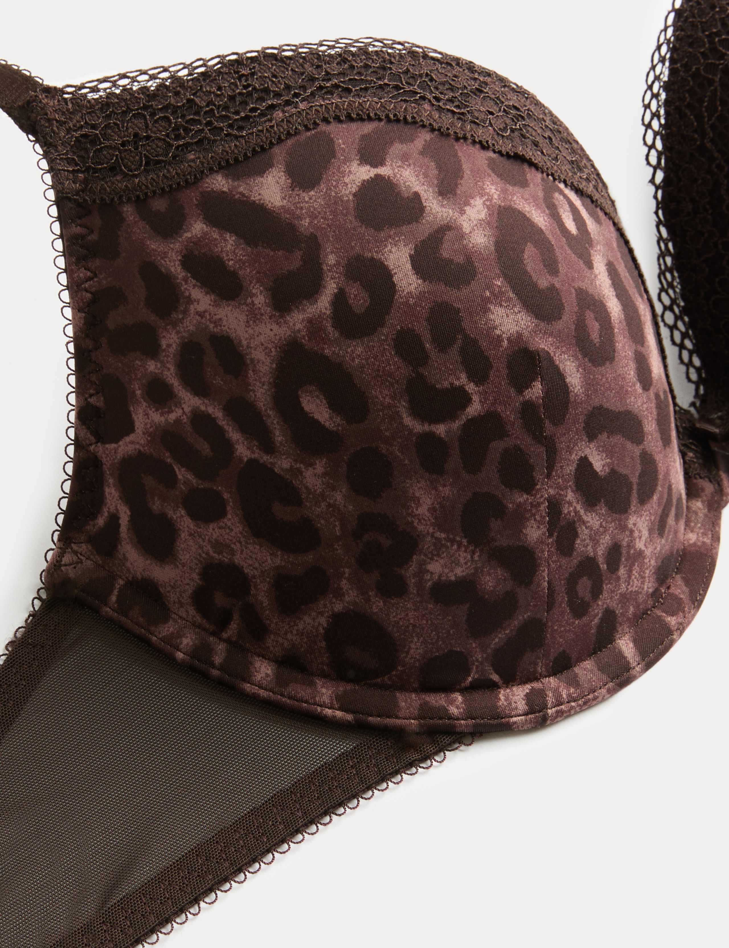 Jasmine Lace Wired Push-Up Plunge Bra (A-E) 5 of 6