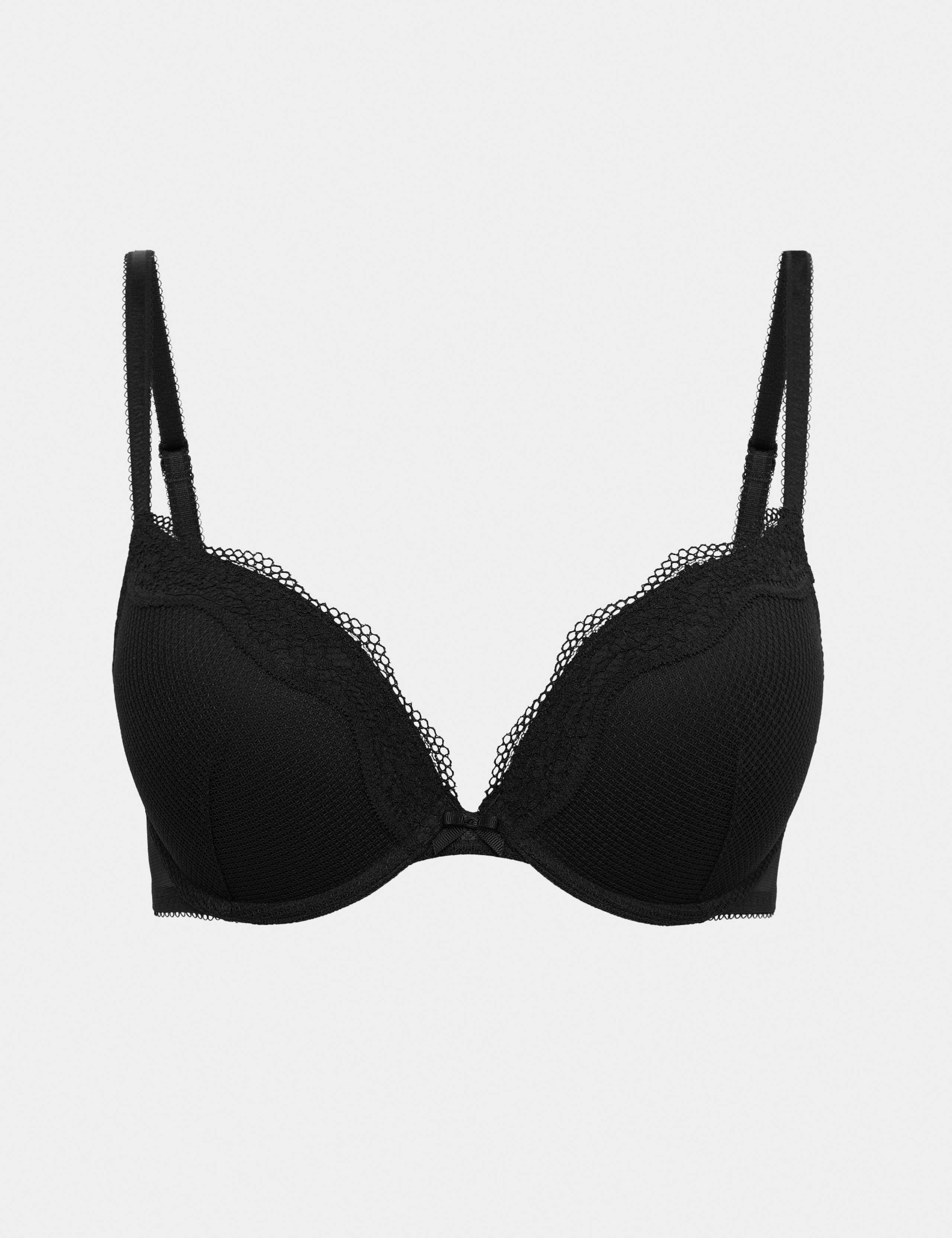 Jasmine Lace Wired Push Up Plunge Bra A-E 2 of 9