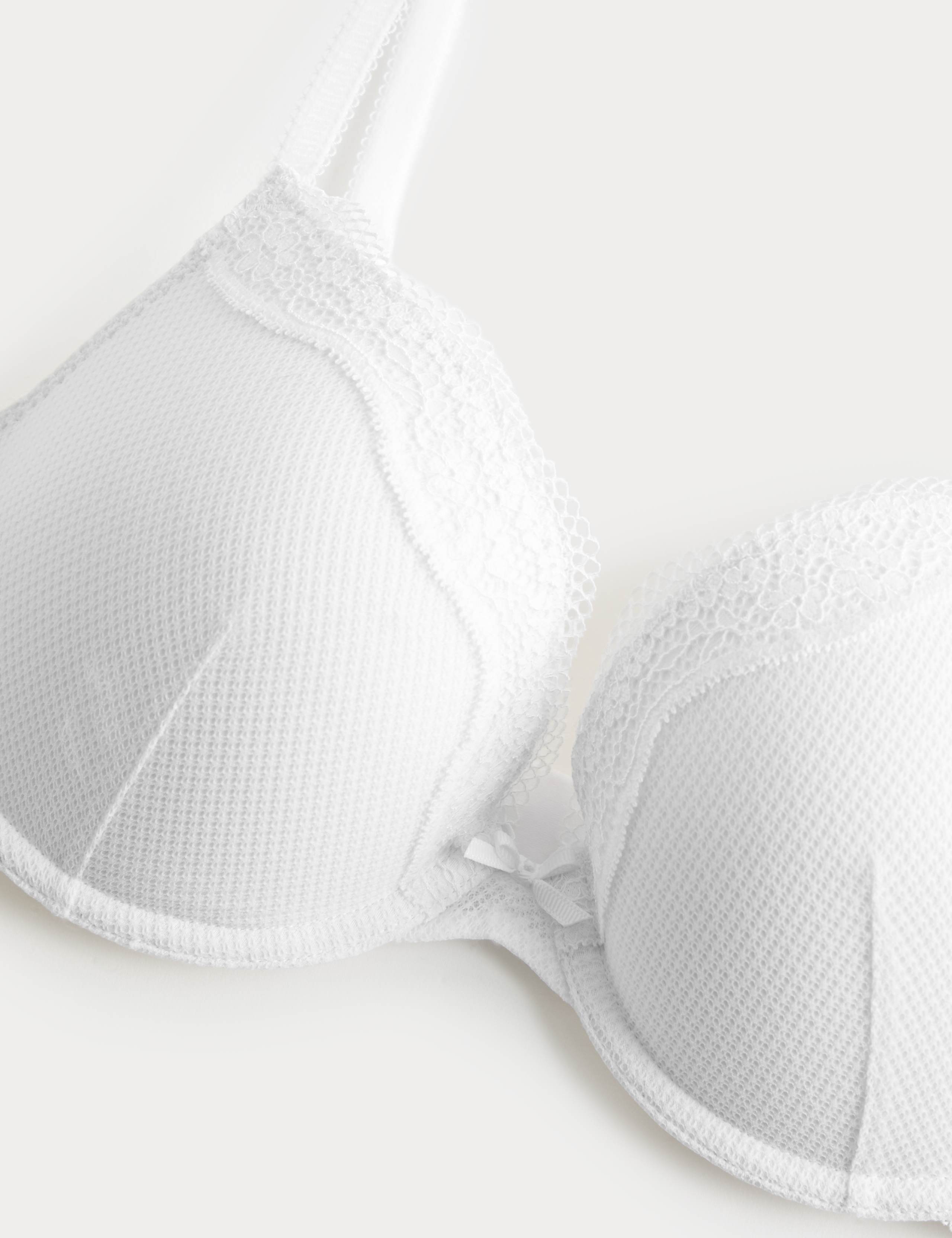 Jasmine Lace Wired Push Up Plunge Bra A-E 7 of 8