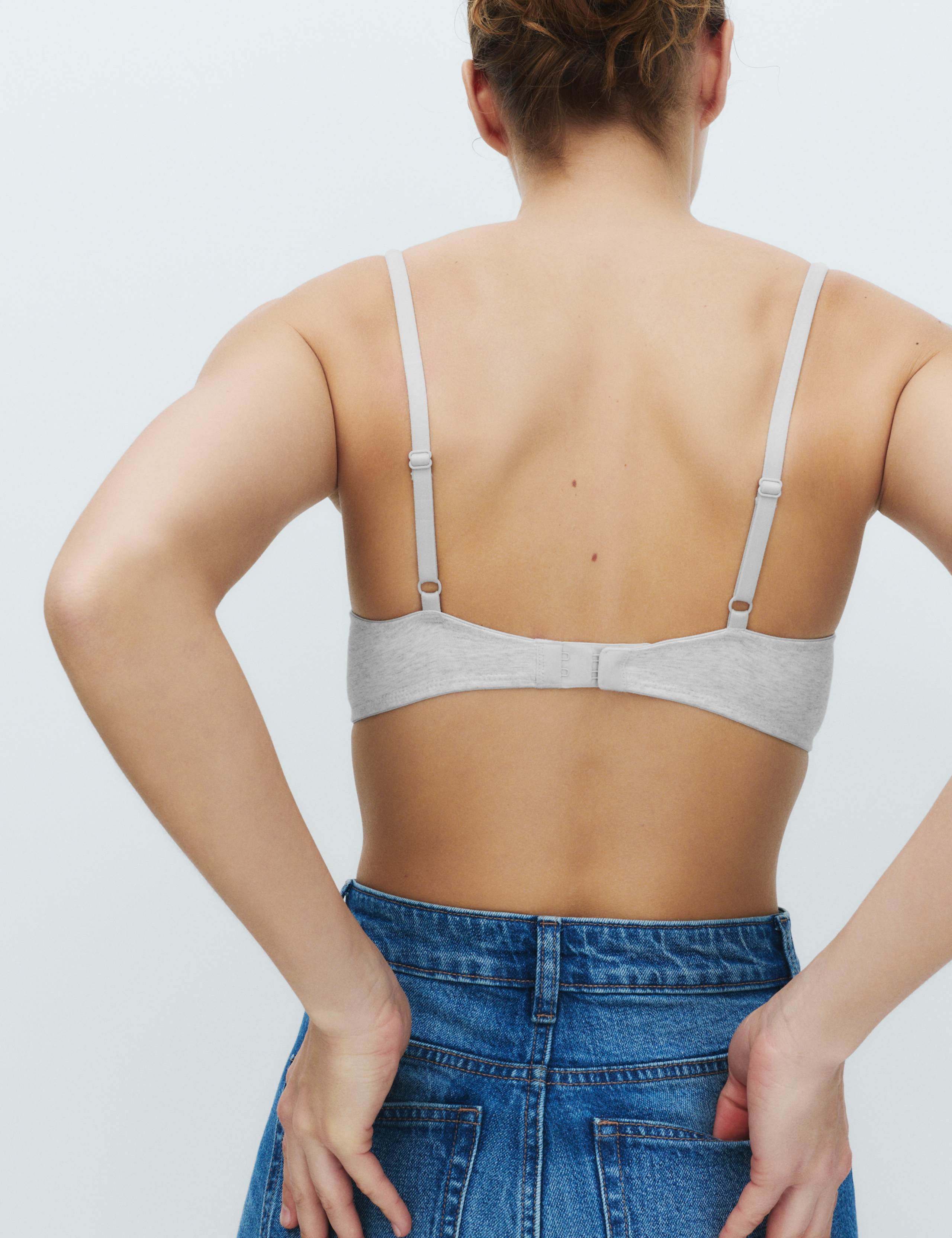 3pk Cotton Wired Push-Up Bras A-E 5 of 8