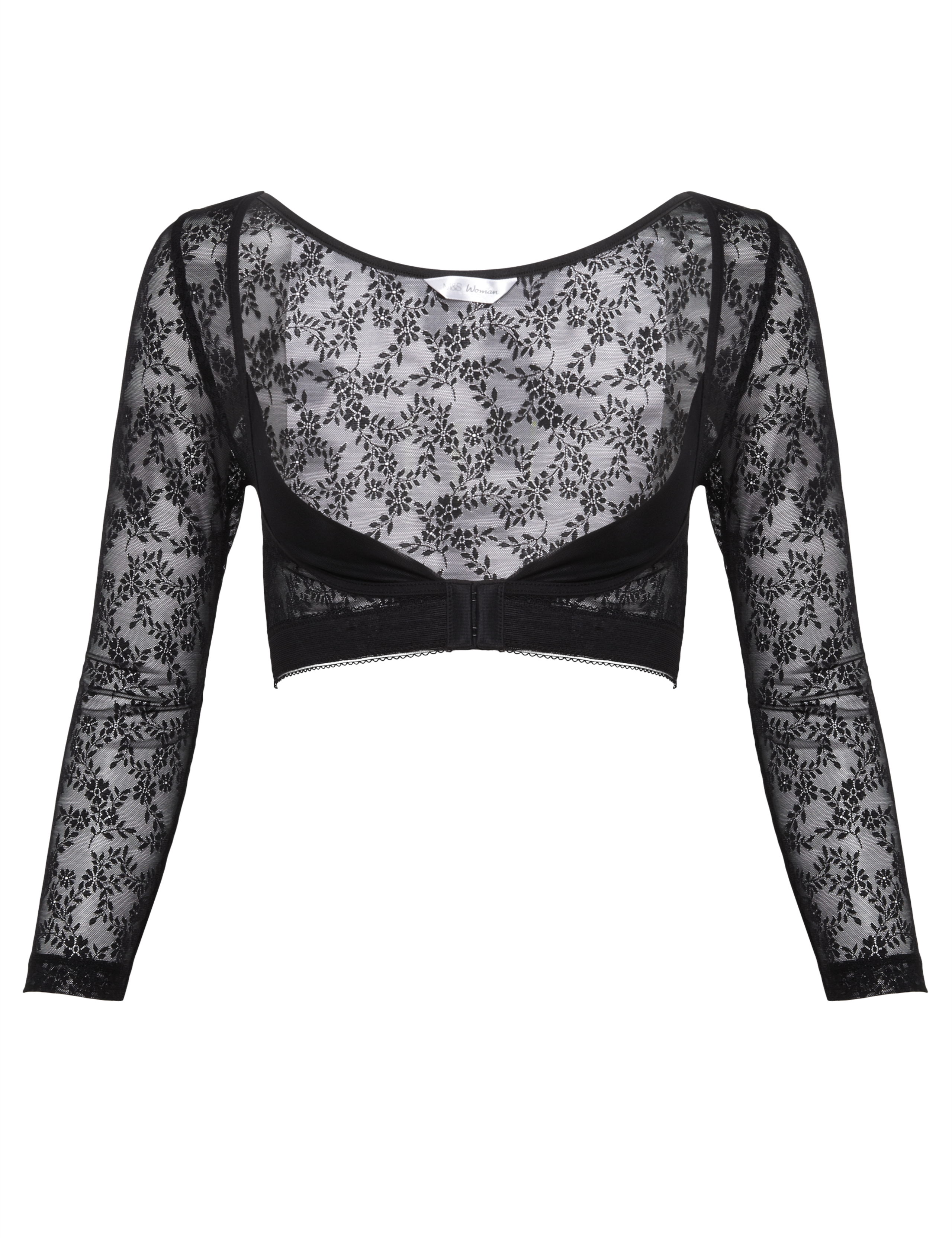 Light Control Flatter-Me™ Cupless Armwear Crop Top 2 of 4