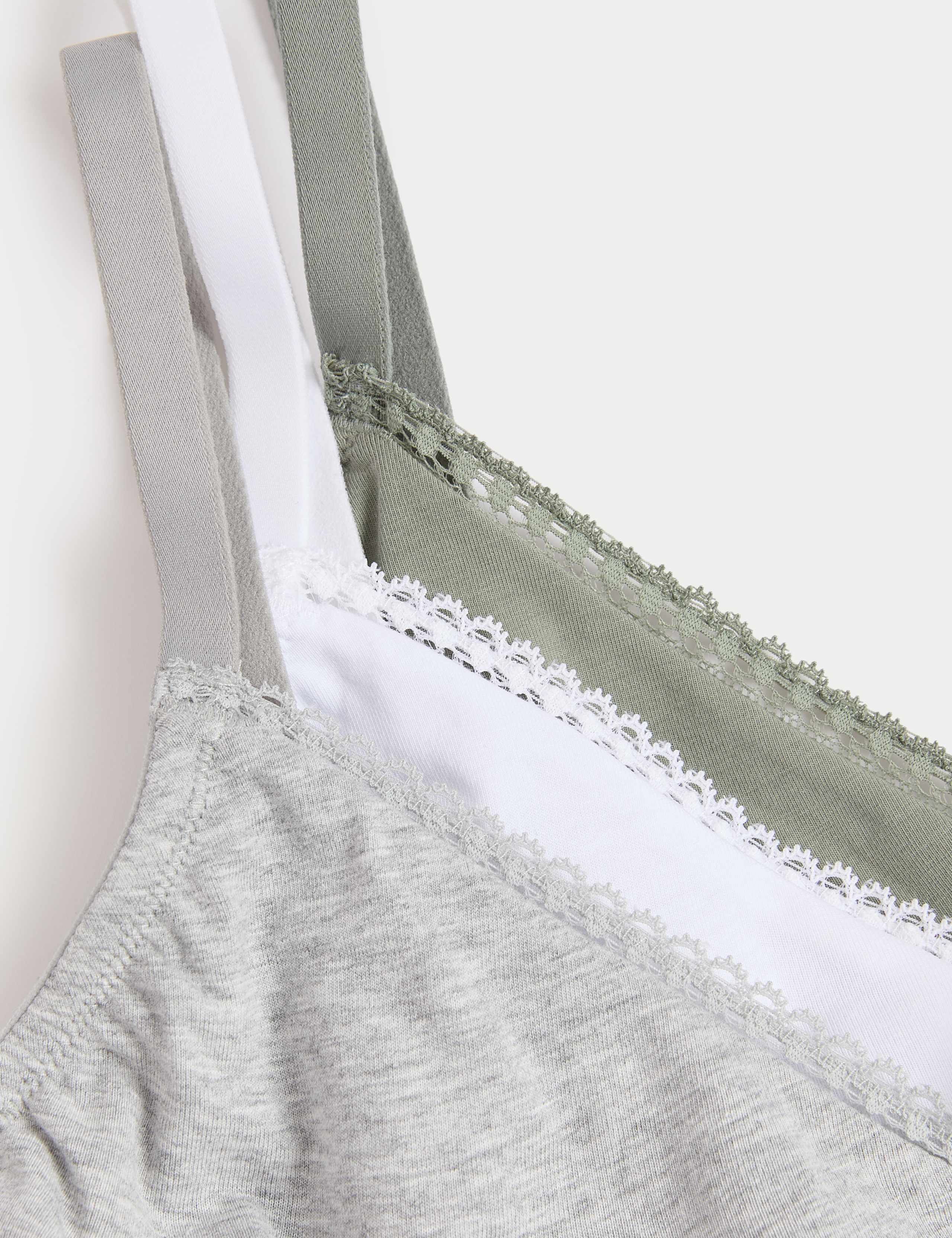 3pk Non Wired Full Cup Bras 6 of 7