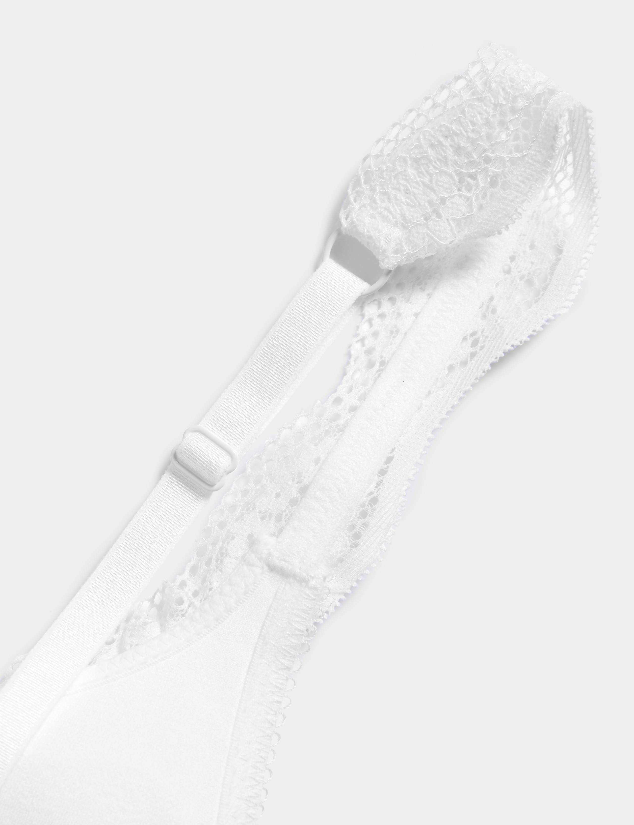 Lace Trim Seamless Non Wired Crop Top 7 of 7