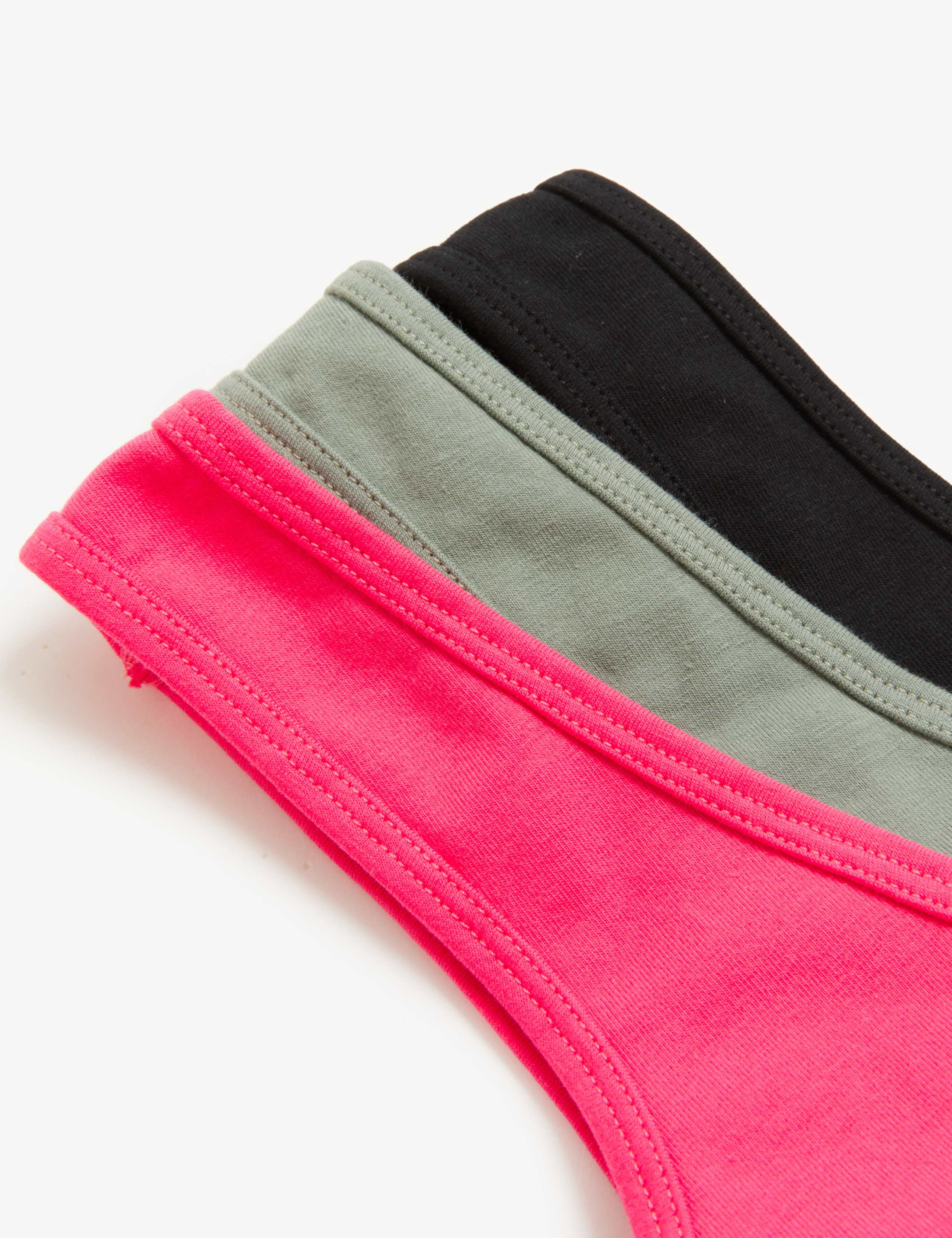 3pk Non Wired Crop Tops 7 of 7