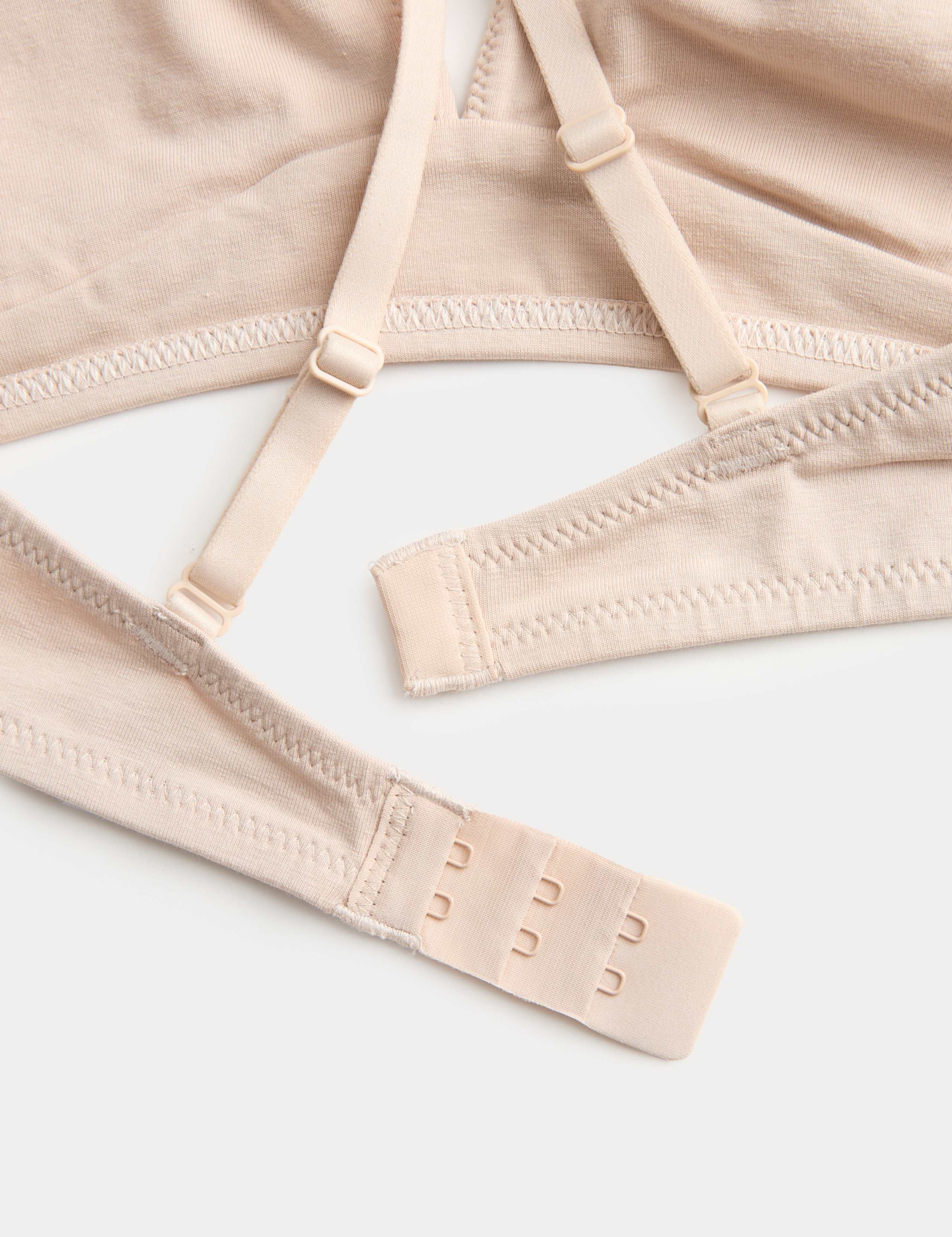 3 Pack Cotton Rich Non Wired Plunge Bras A-E 7 of 7