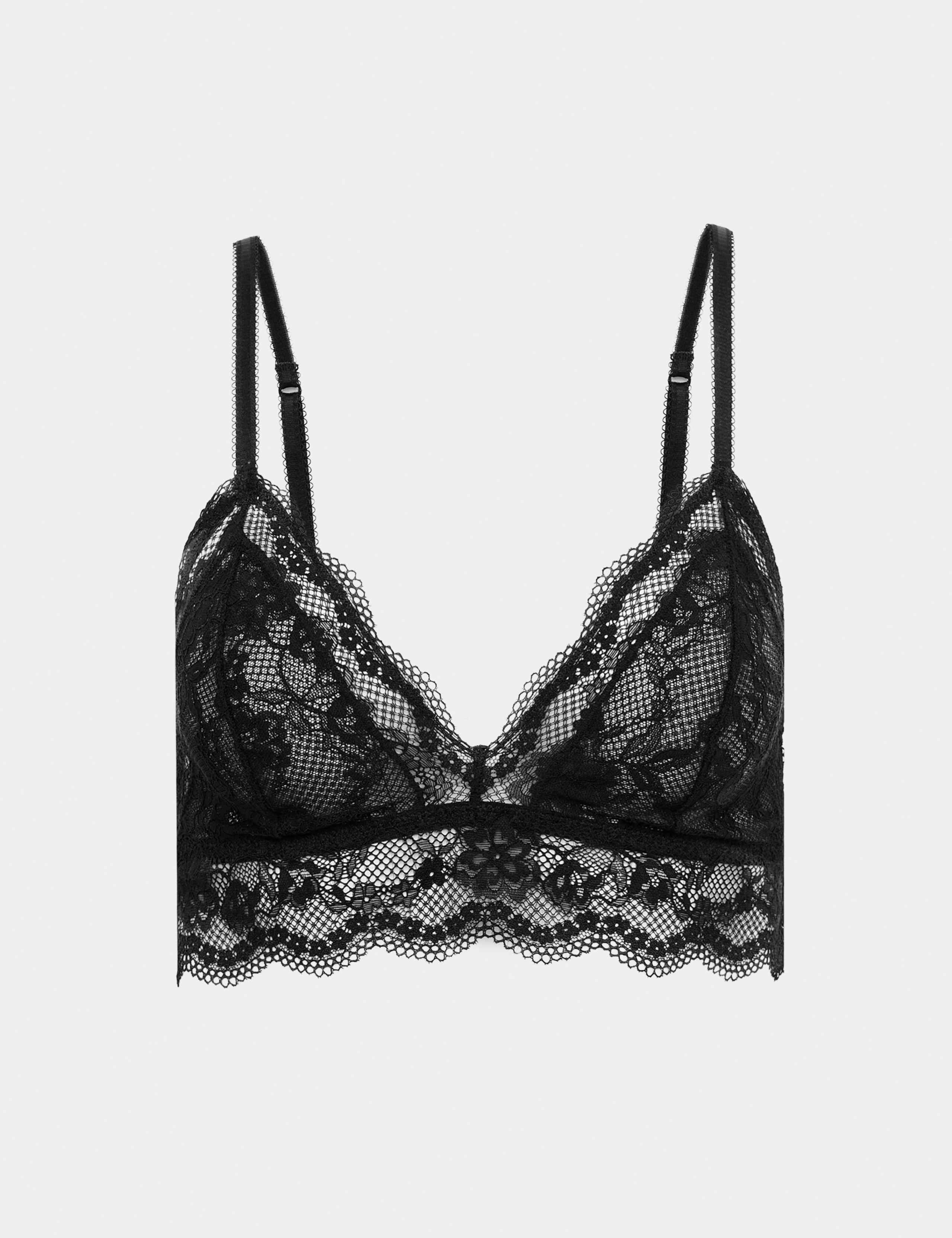 Jasmine Lace Non Wired Longline Bralette A-E 2 of 7