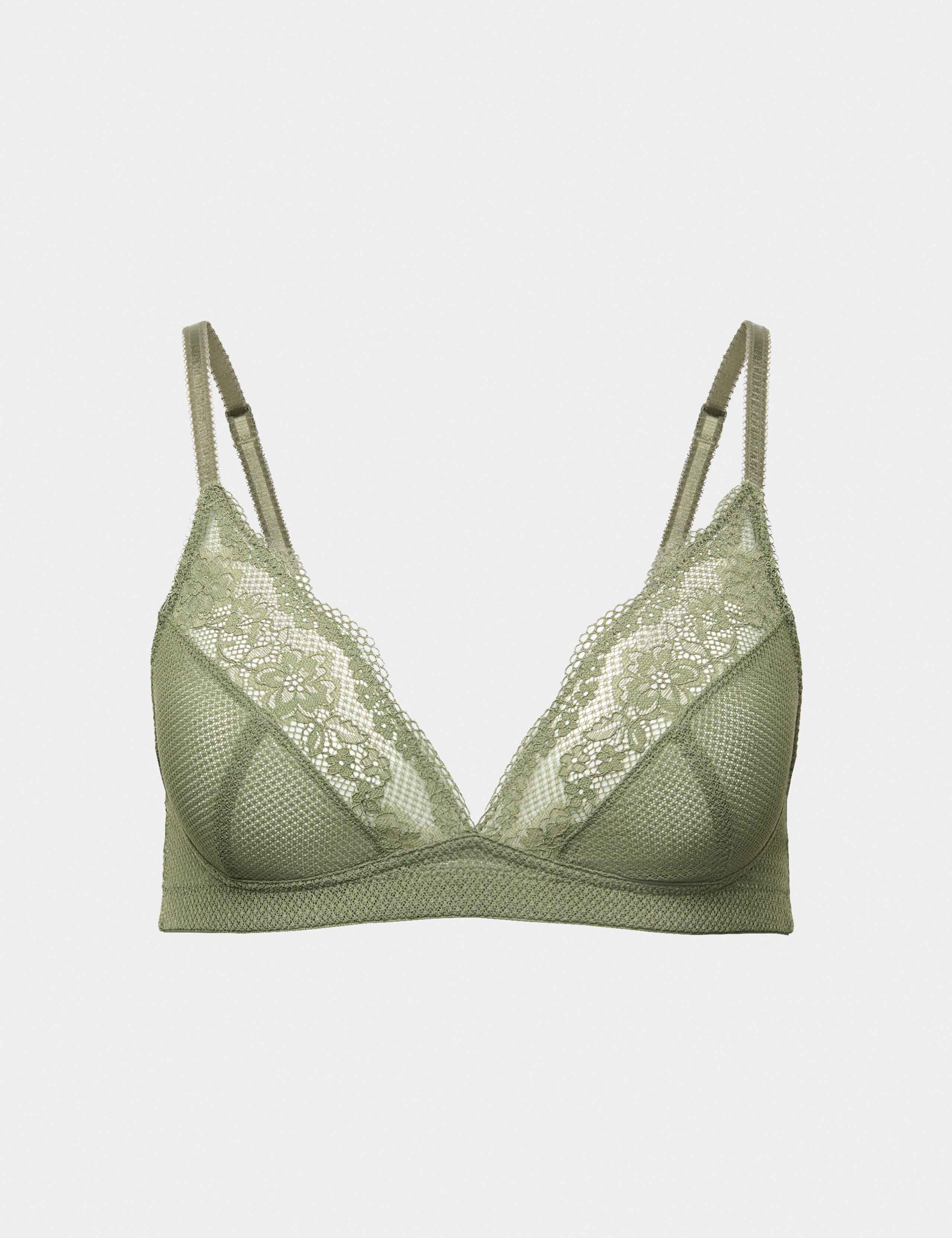 Jasmine Lace Non Wired Plunge Bra A-E 2 of 6