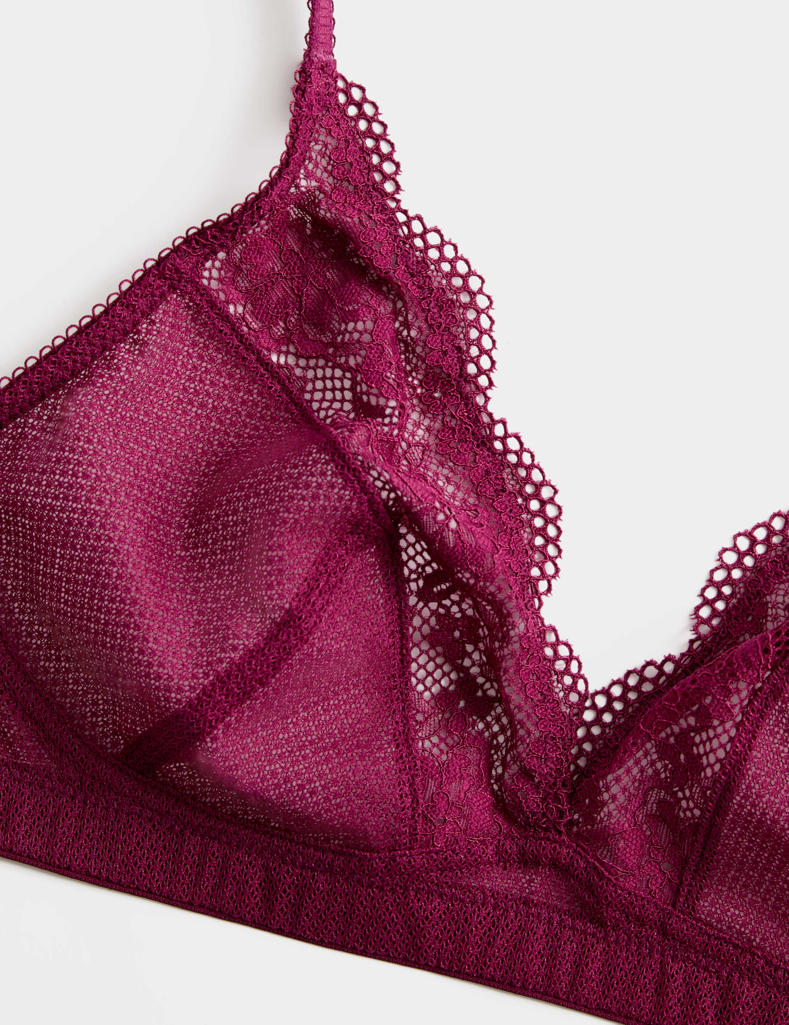 Jasmine Lace Non Wired Plunge Bra (A-E) 7 of 8