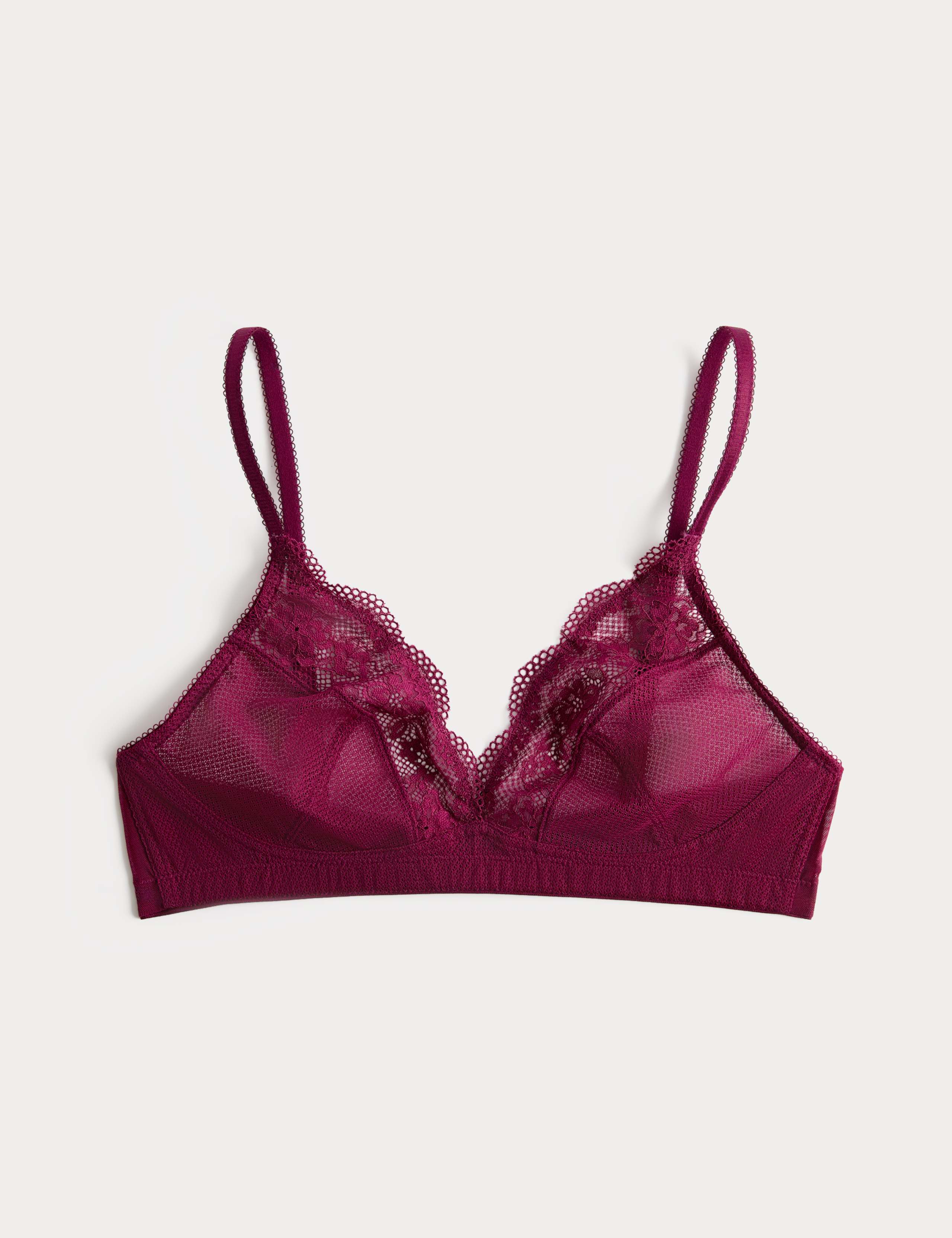 Jasmine Lace Non Wired Plunge Bra (A-E) 2 of 8