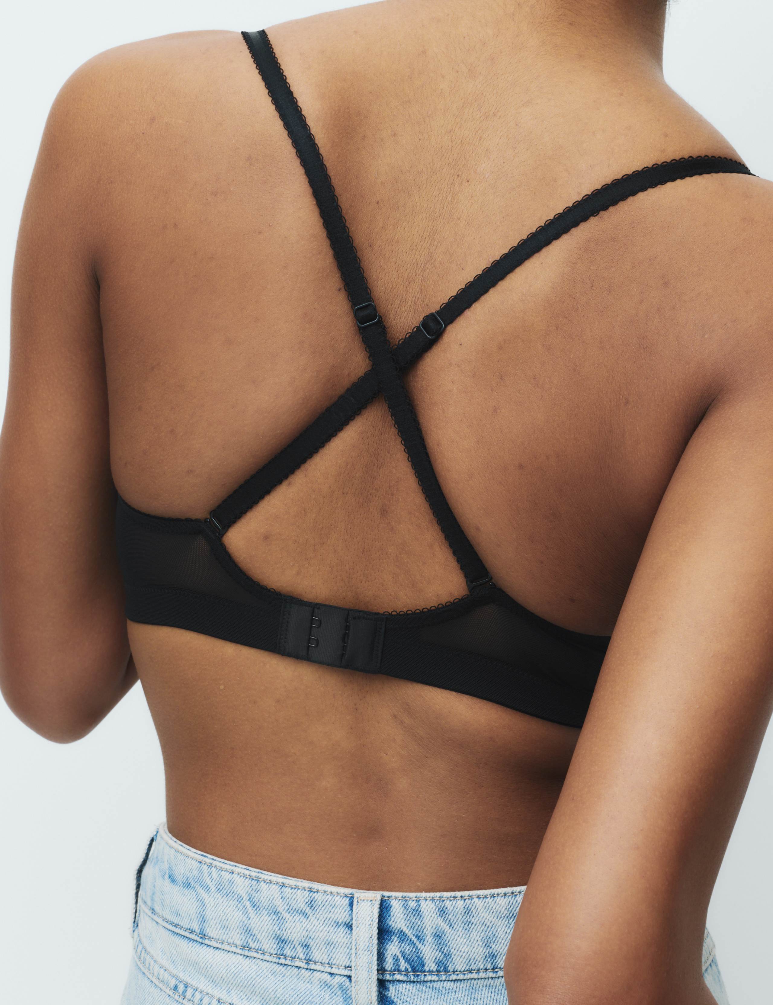 Jasmine Lace Non Wired Plunge Bra (A-E) 4 of 8