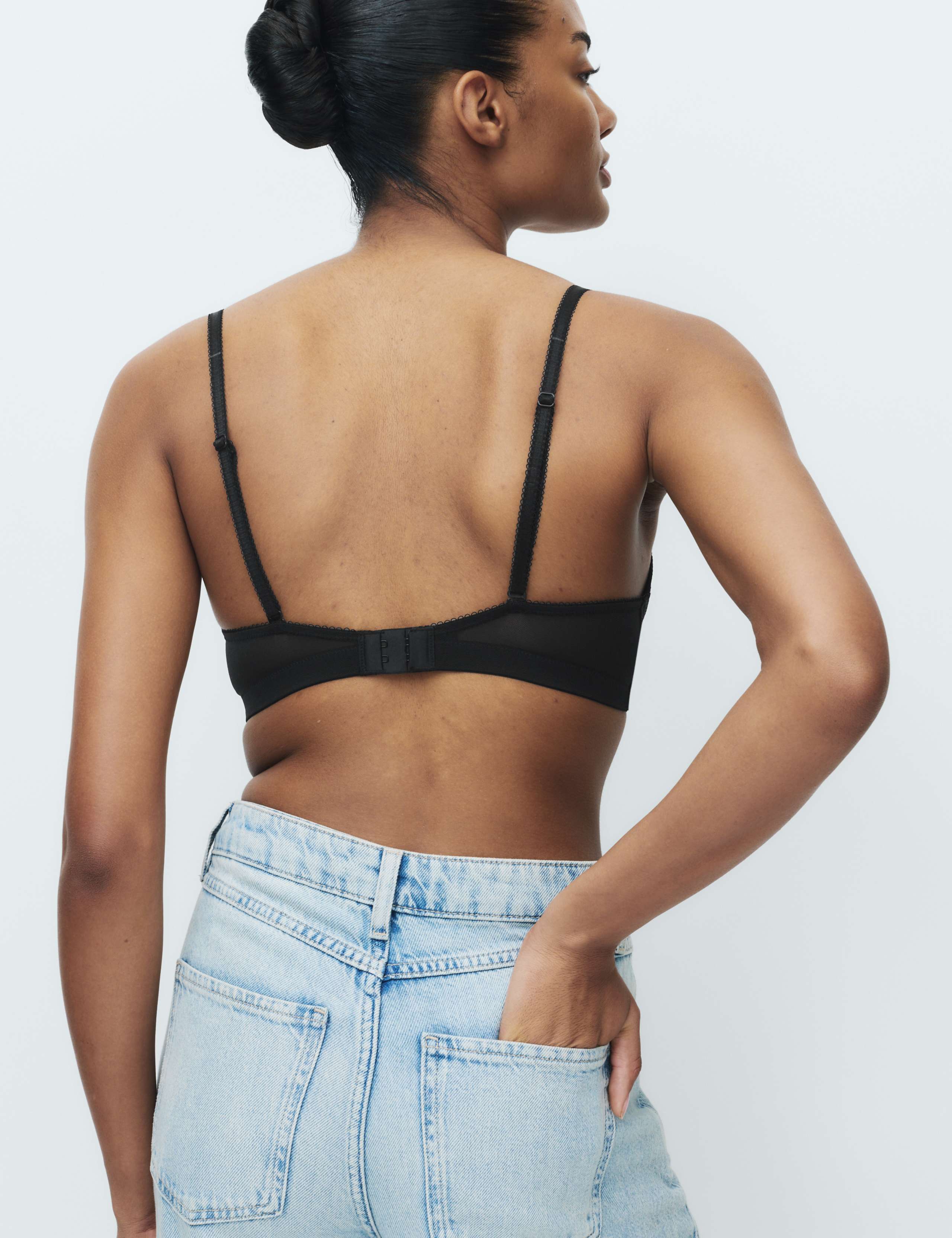 Jasmine Lace Non Wired Plunge Bra (A-E) 6 of 8