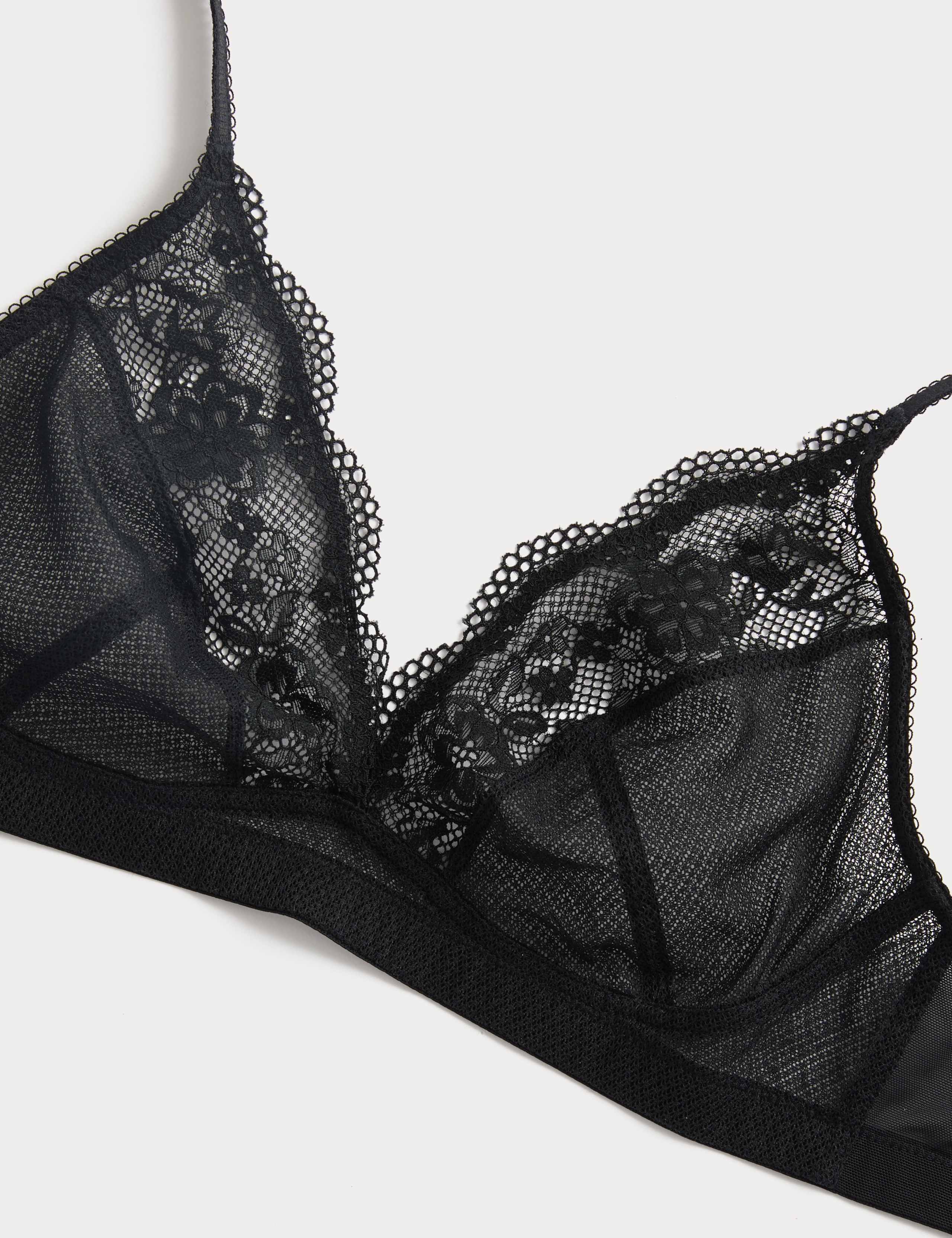 Jasmine Lace Non Wired Plunge Bra A-E 7 of 8