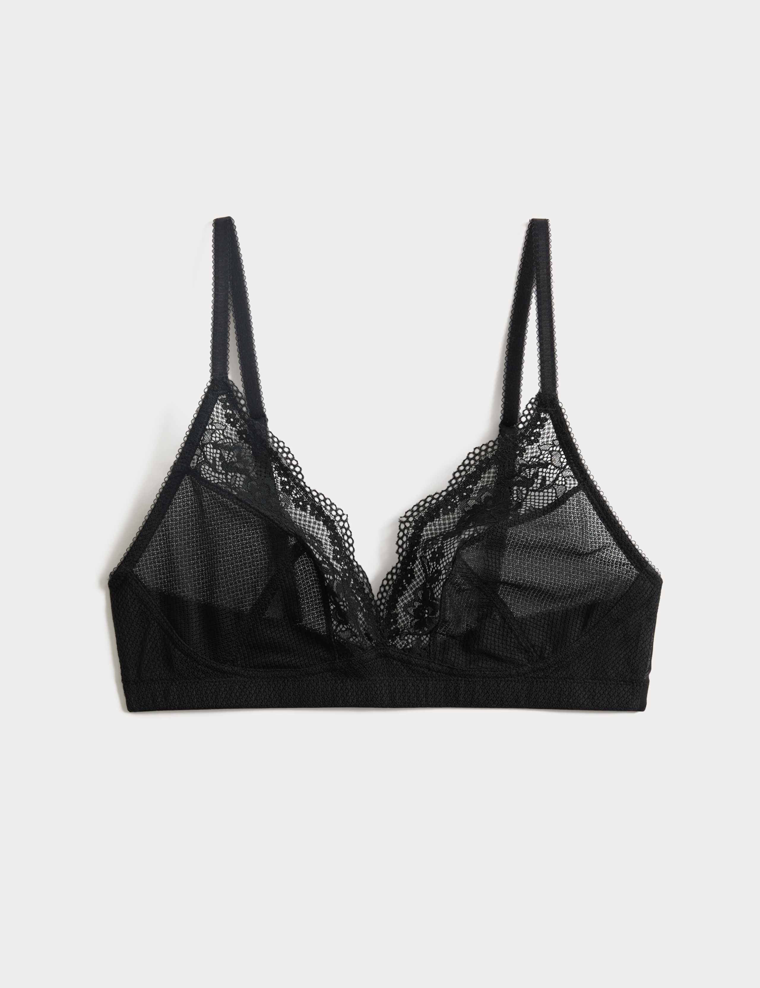 Jasmine Lace Non Wired Plunge Bra (A-E) 2 of 8