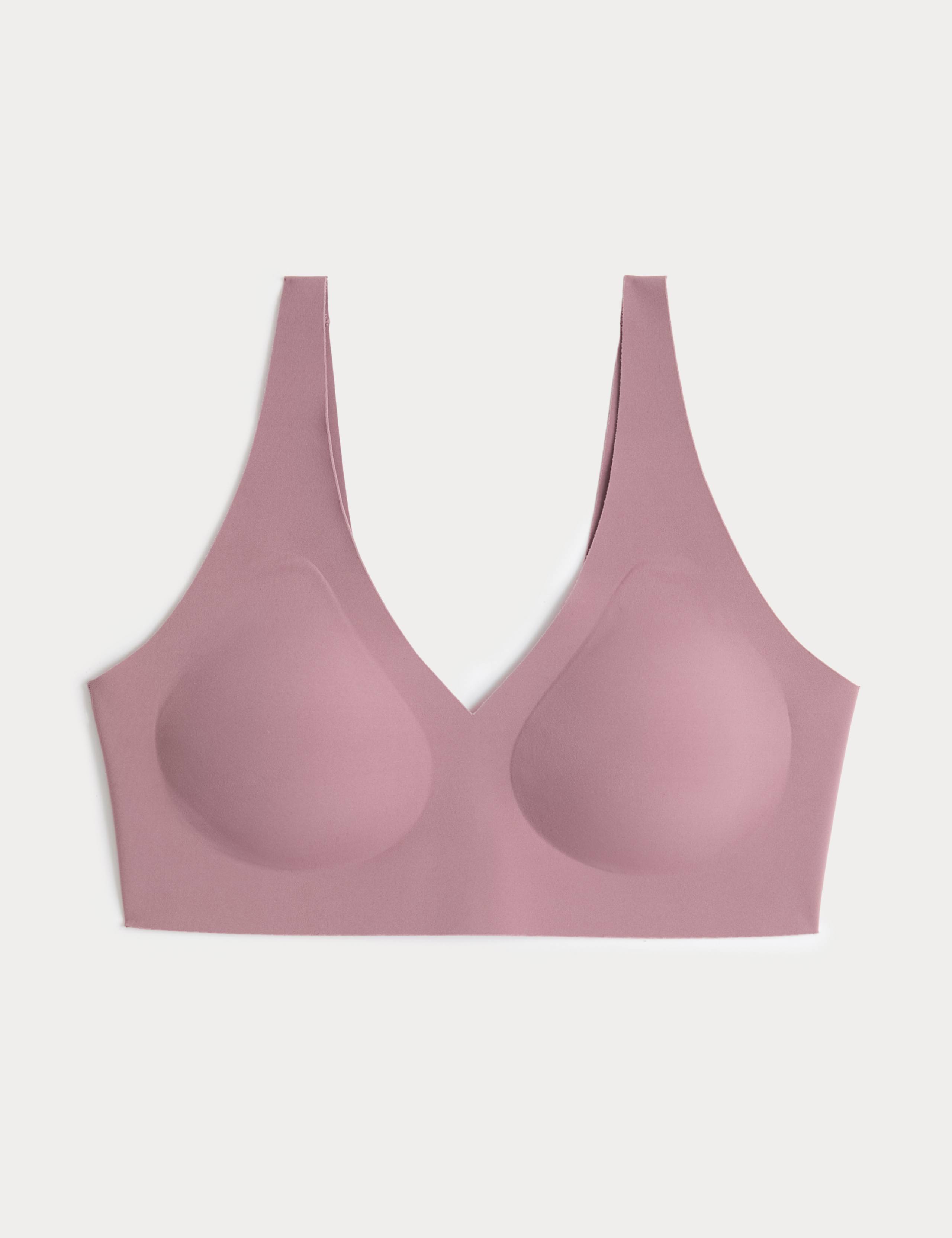 Non Wired V-Neck Crop Top (A-E) 1 of 3