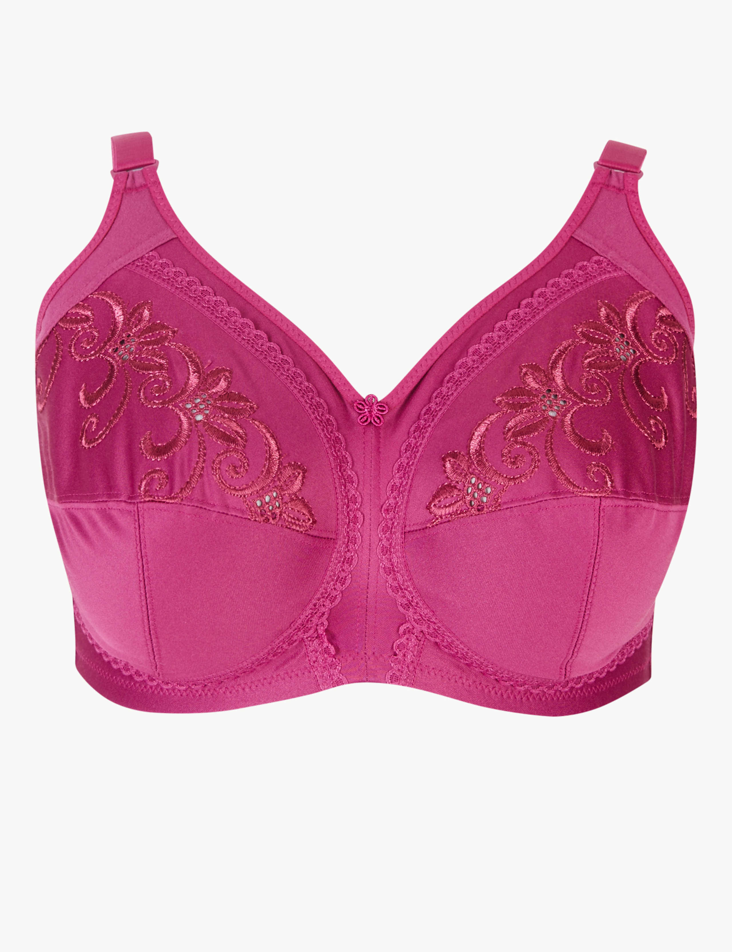 Total Support Embroidered Full Cup Bra B-G 2 of 3