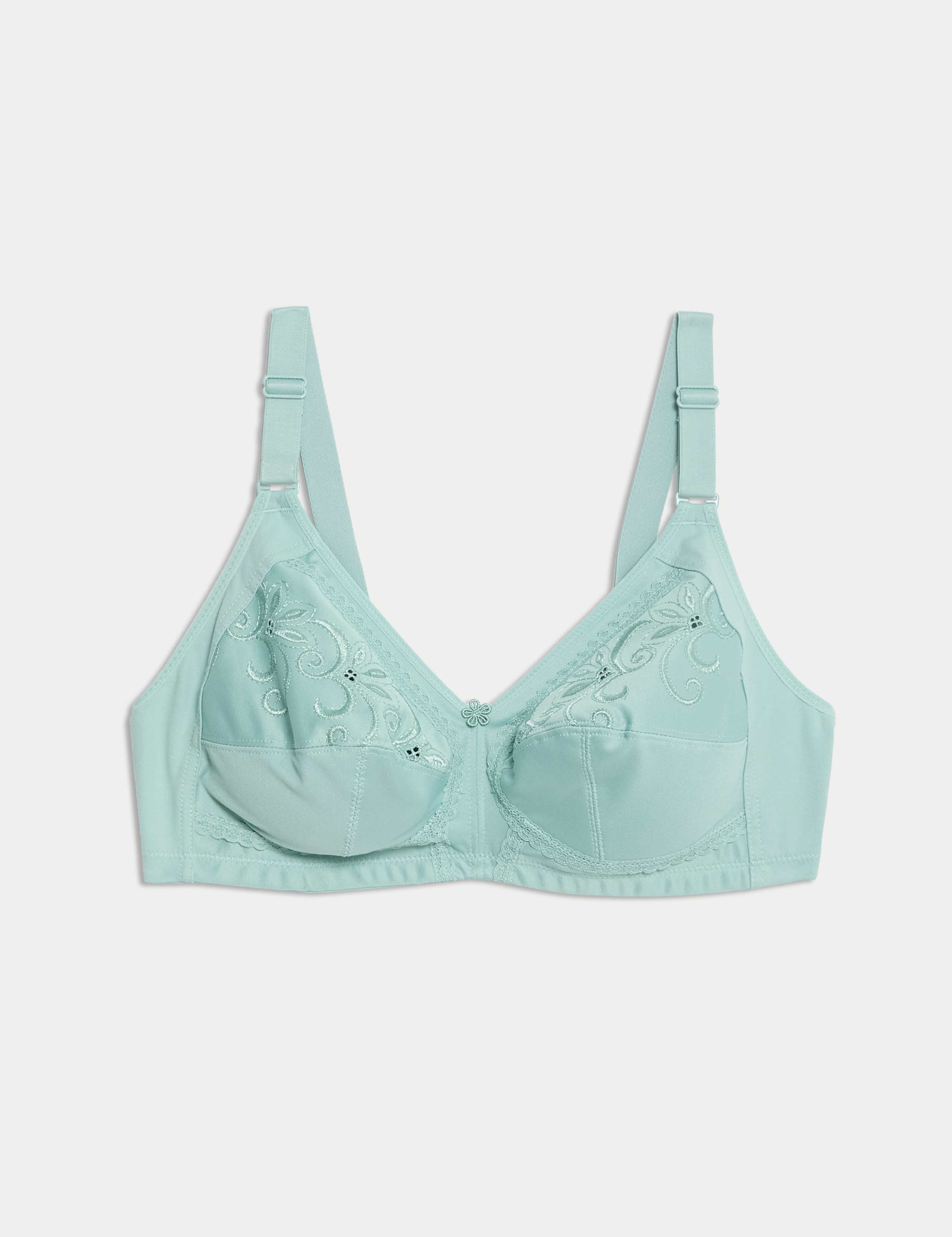 Total Support Embroidered Full Cup Bra B-G 1 of 3
