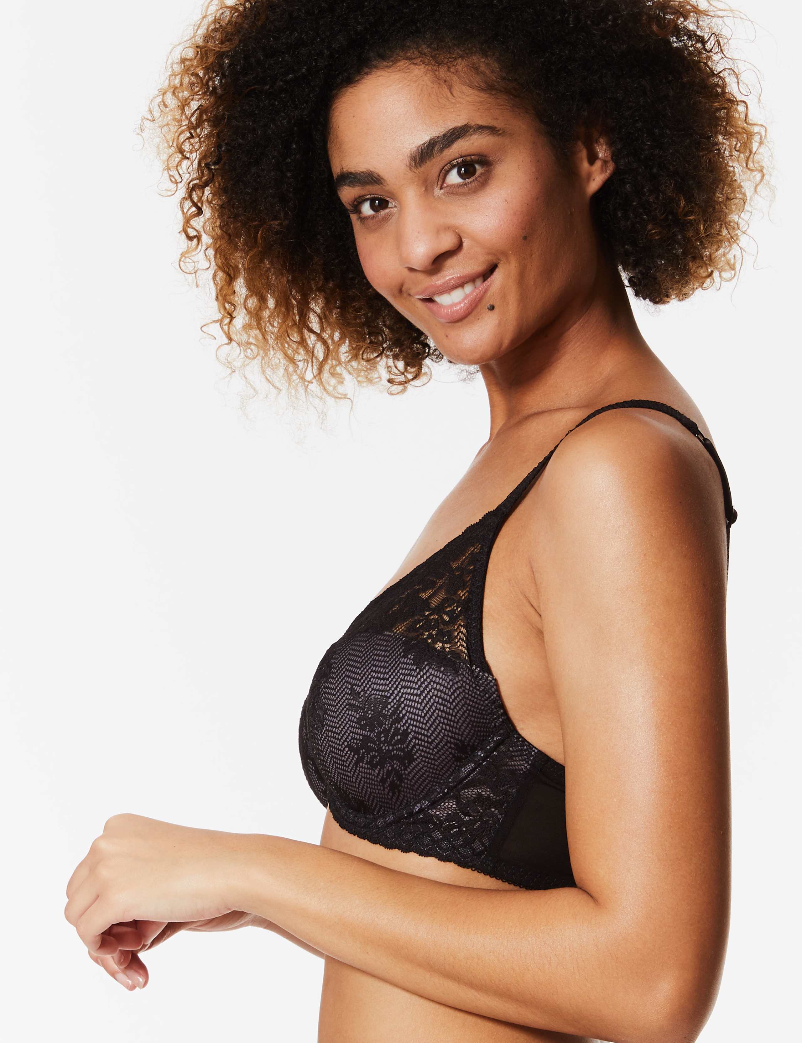 2 Pack Padded Plunge Bras A-DD 3 of 5