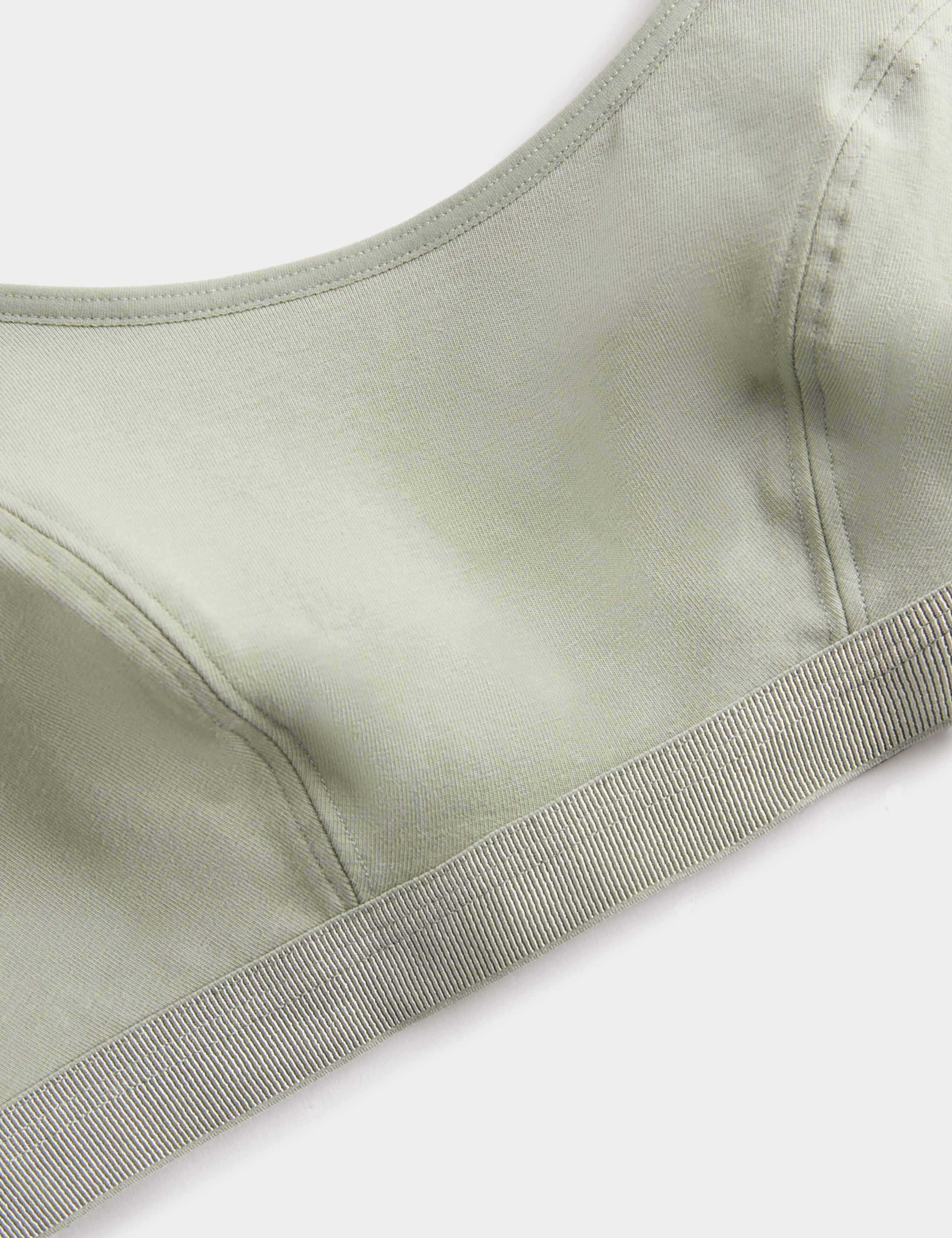 2pk Cotton First Bra Crop Tops 2 of 3
