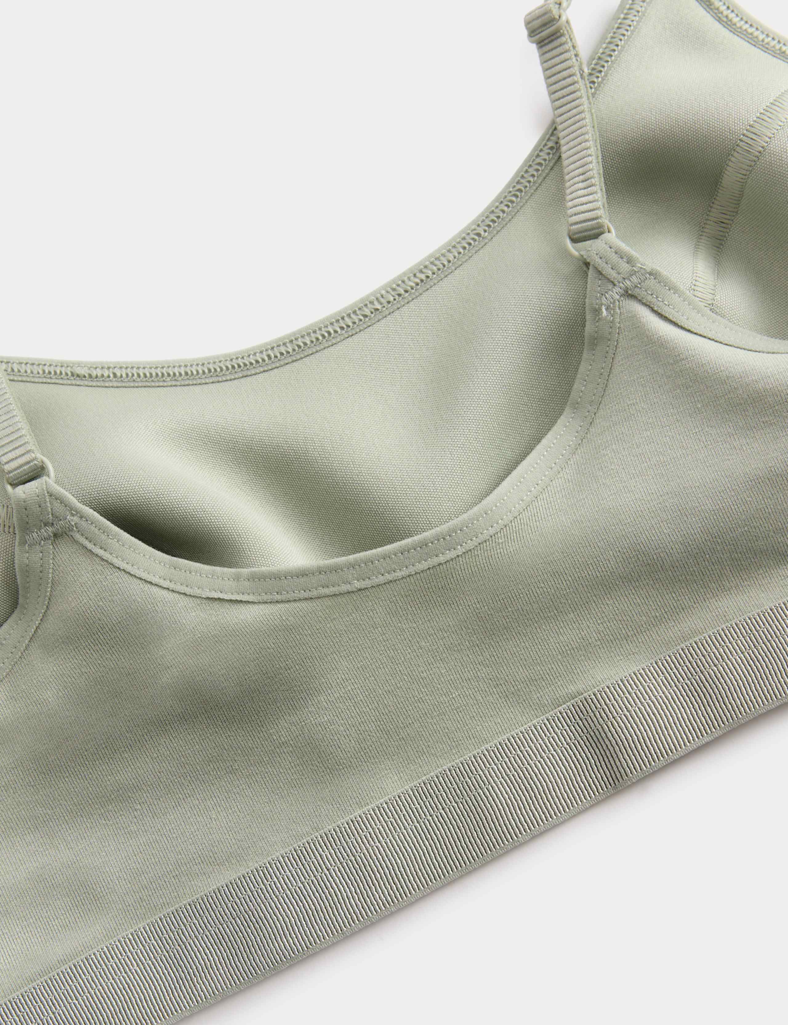 2pk Cotton First Bra Crop Tops 3 of 3