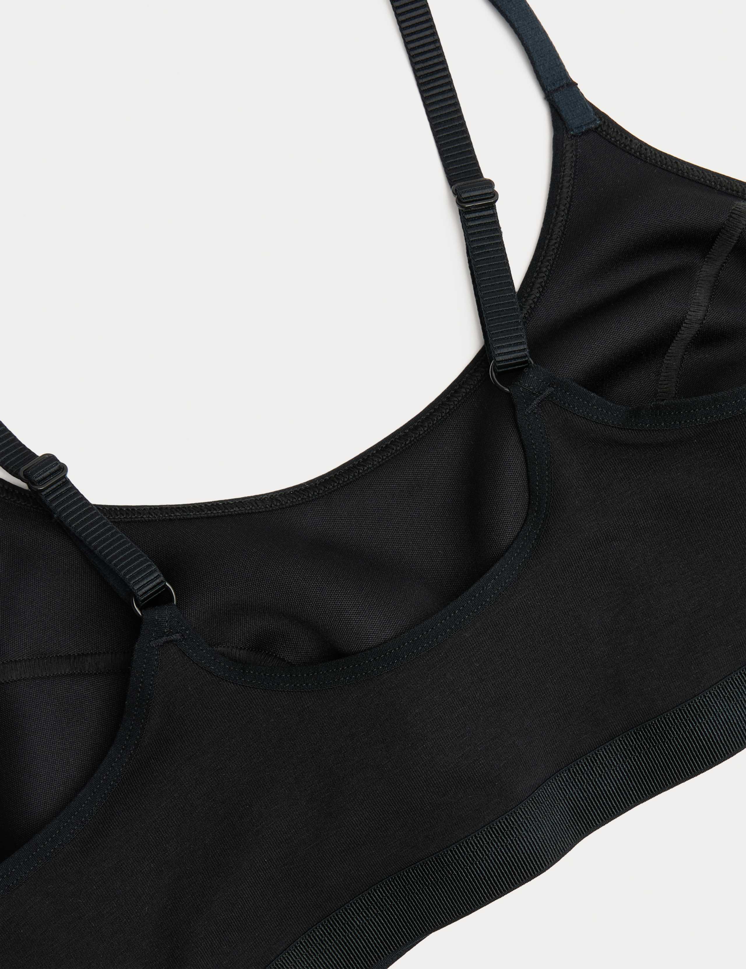 2pk Cotton First Bra Crop Tops 2 of 3