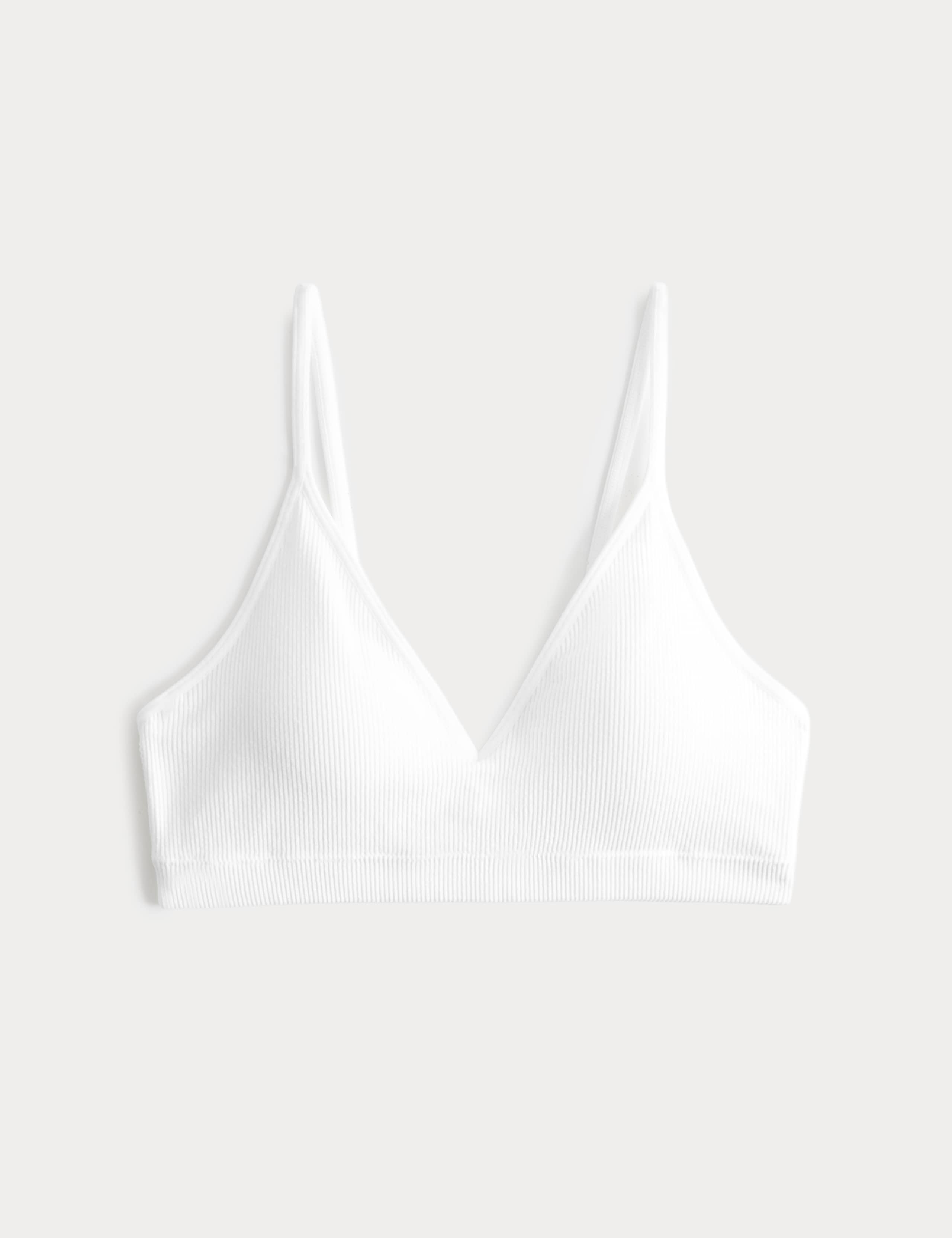 First Bra Seamless Ribbed Crop Top 1 of 3