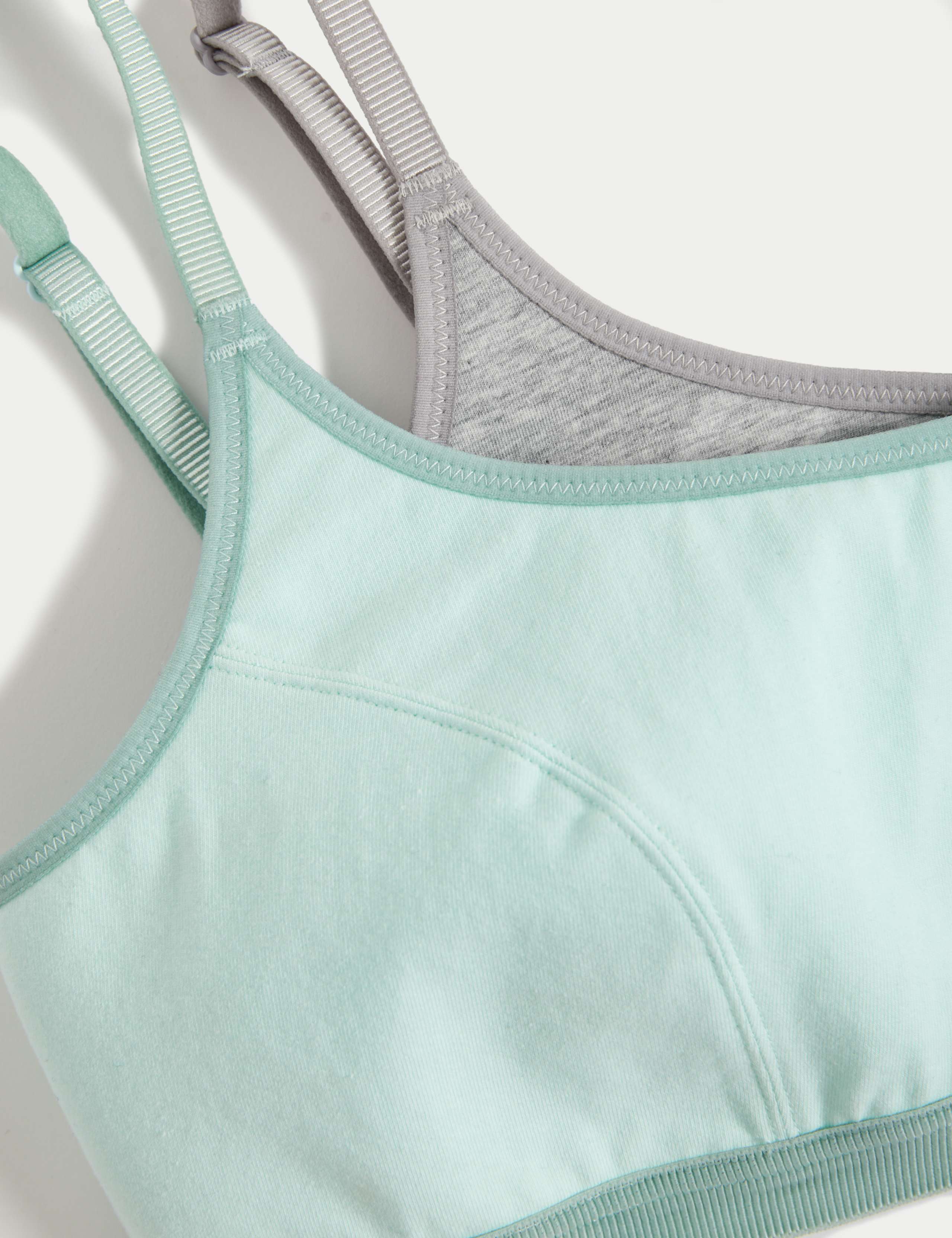 2pk Non Wired Crop Top First Bras 2 of 4