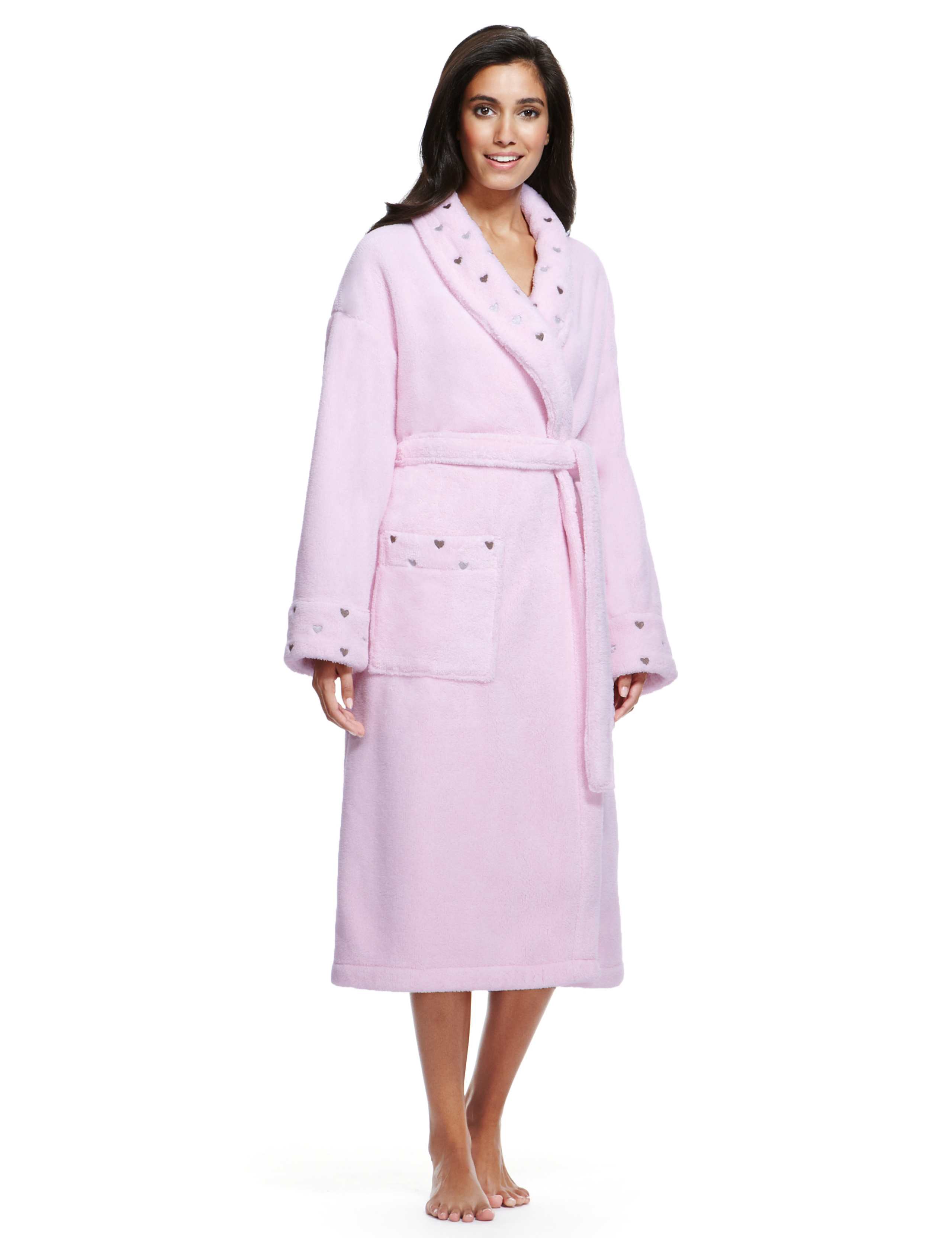 Heart Print Belted Dressing Gown 1 of 5