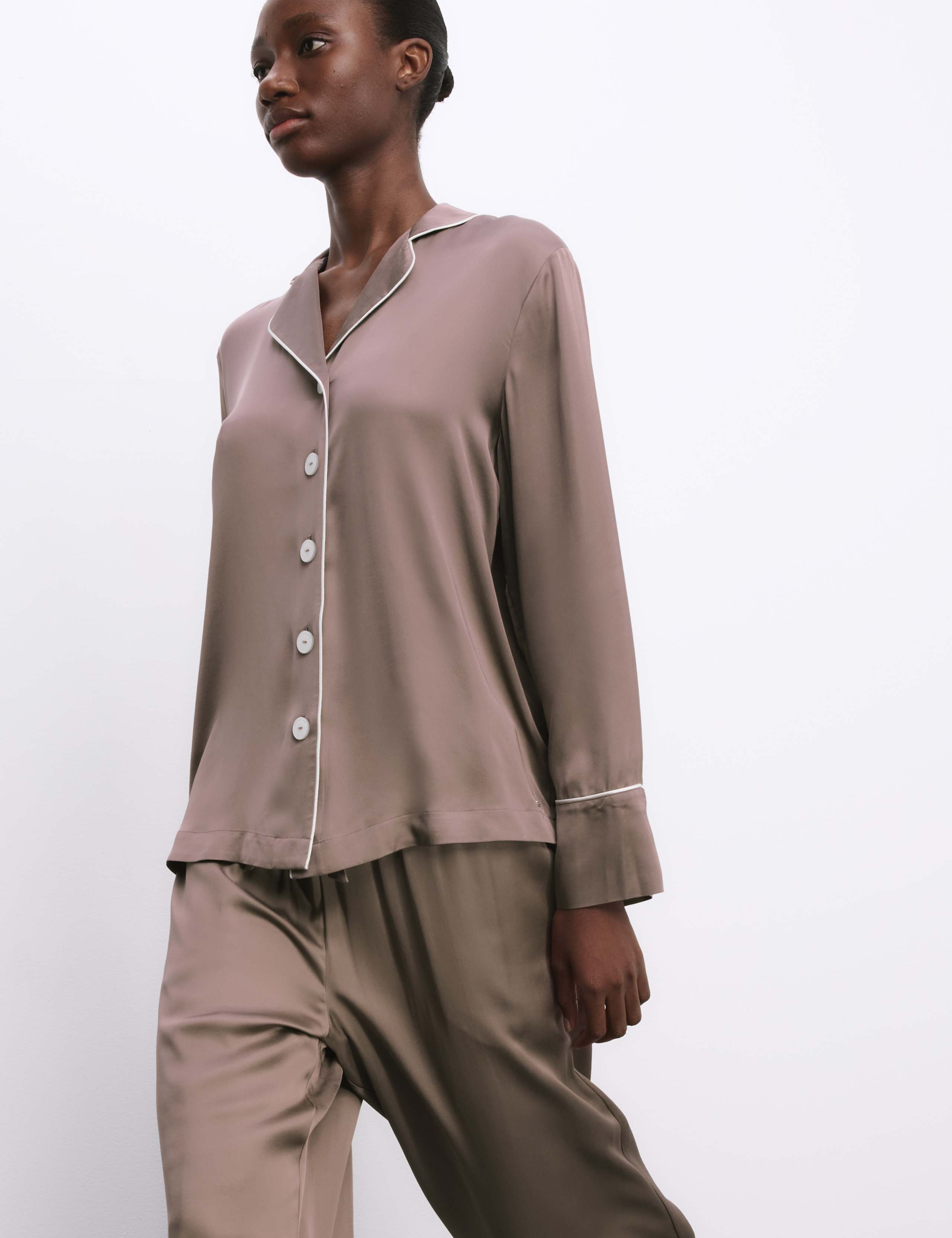 Satin Revere Pyjama Set 7 of 7
