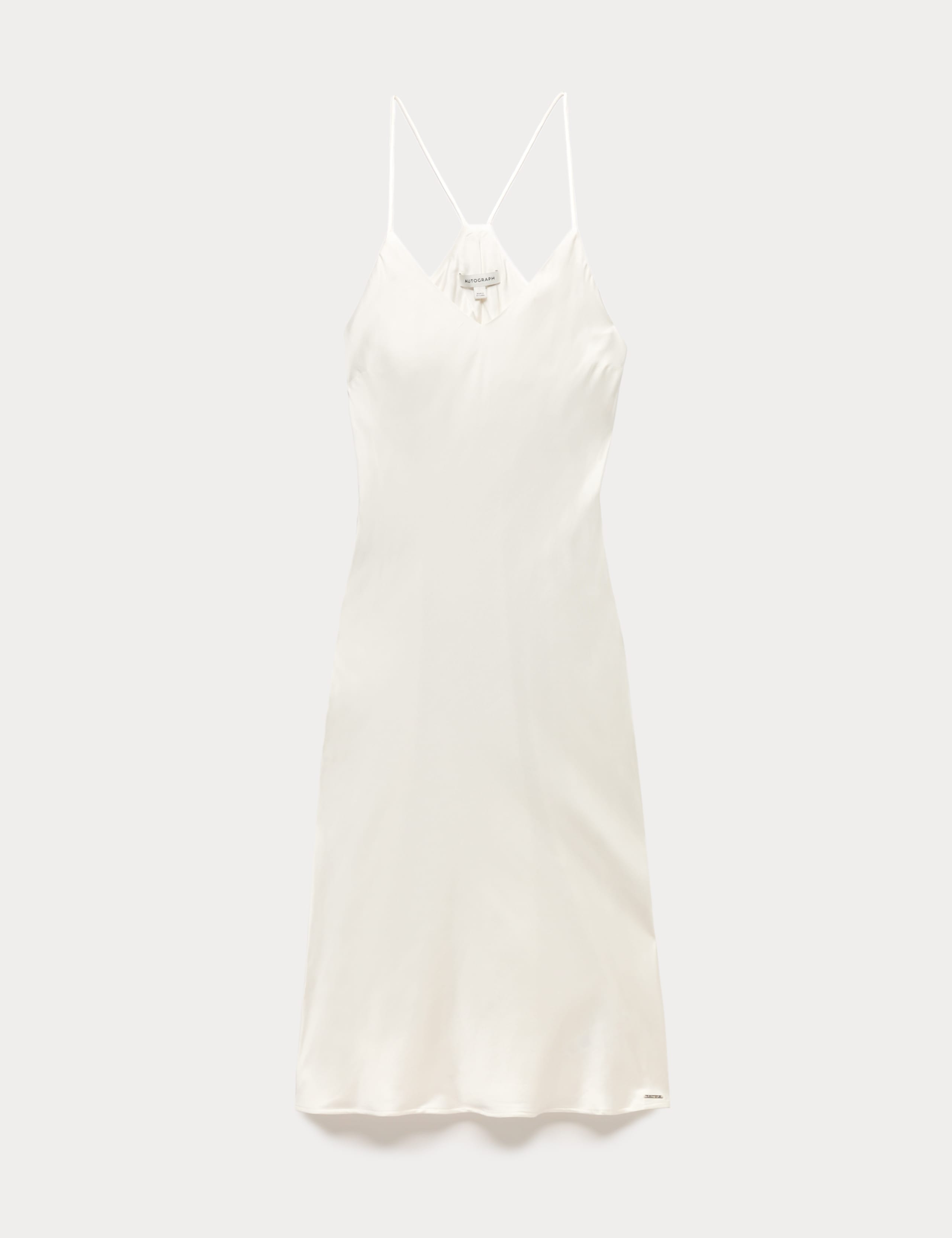 Satin Strappy Long Chemise 2 of 5