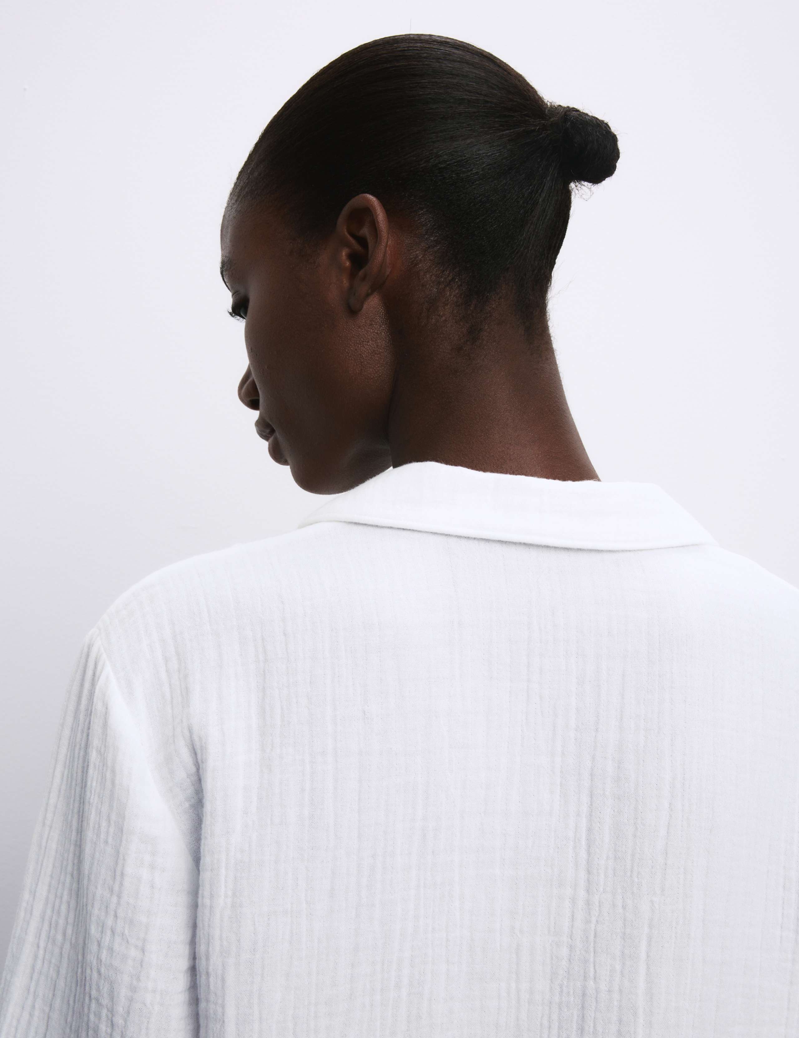 Pure Cotton Textured Muslin Nightshirt 4 of 6