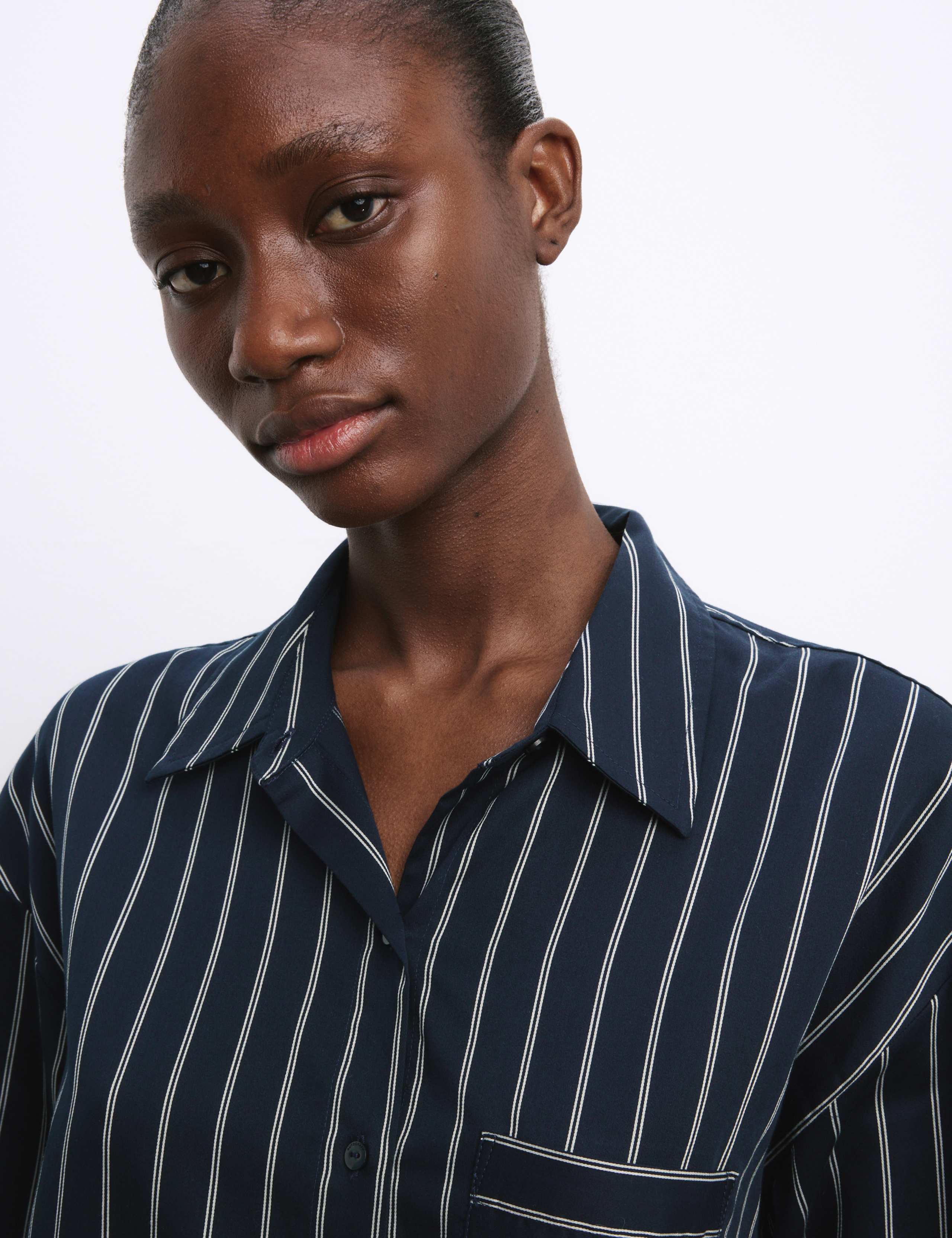 Pure Cotton Striped Nightshirt 5 of 7