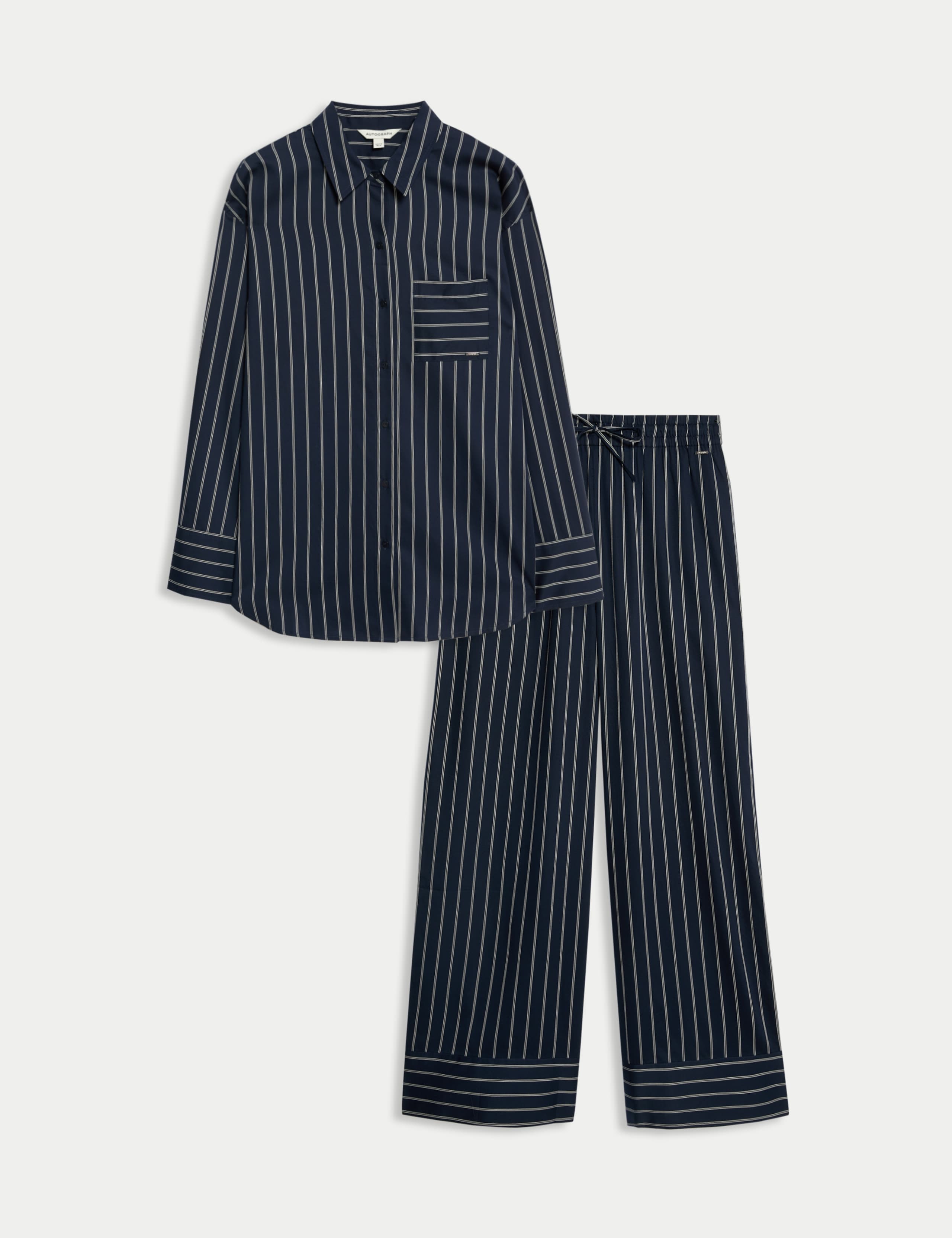 Pure Cotton Striped Pyjama Set 2 of 6