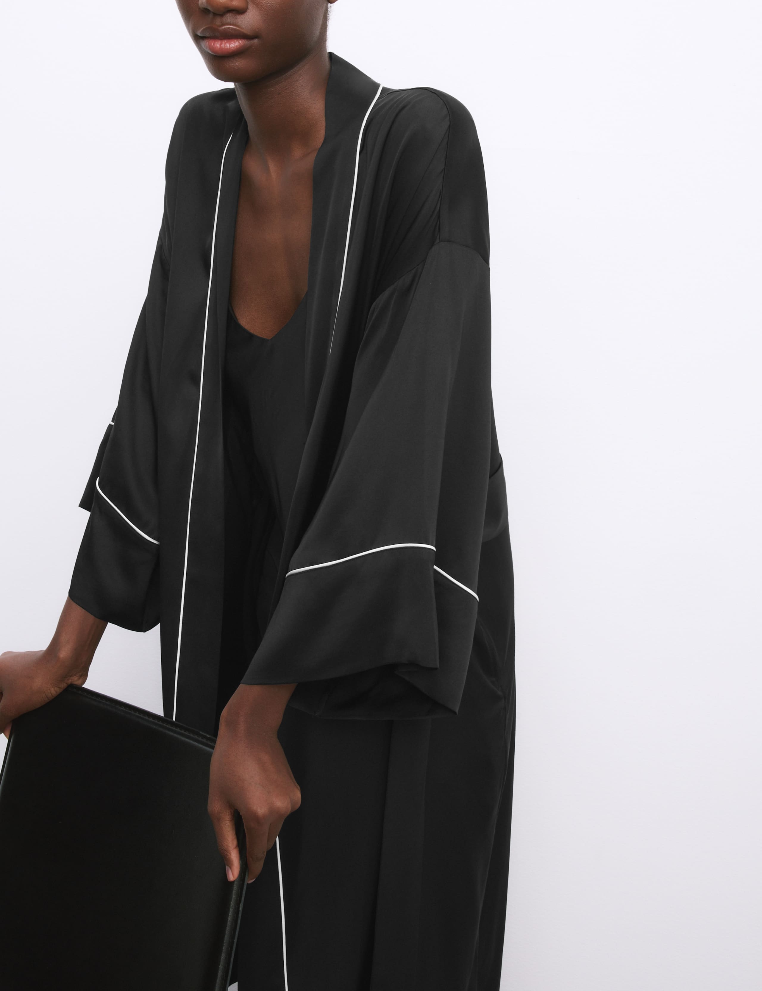 Satin Long Wrap 4 of 6