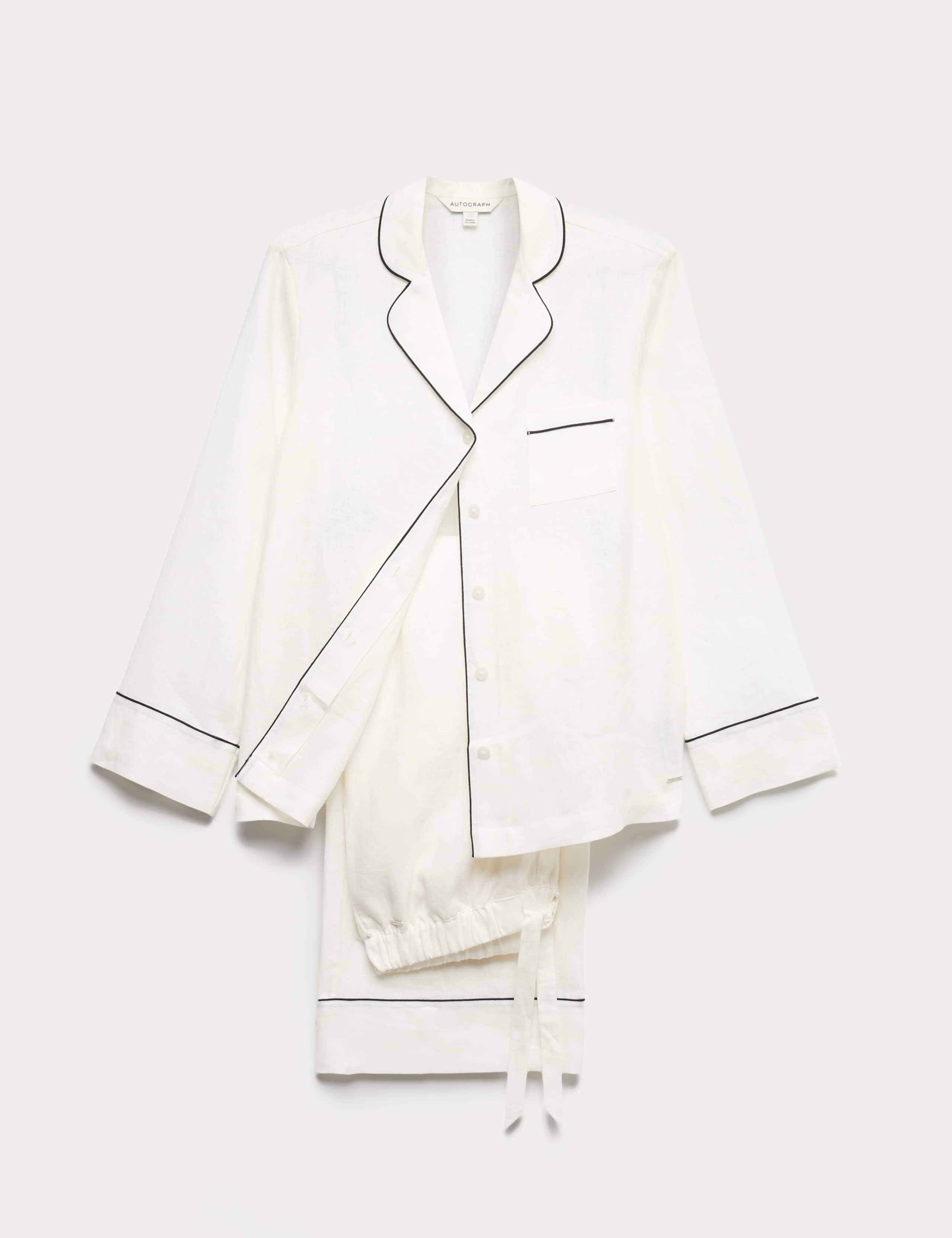 Pure Linen Revere Pyjama Set 2 of 5